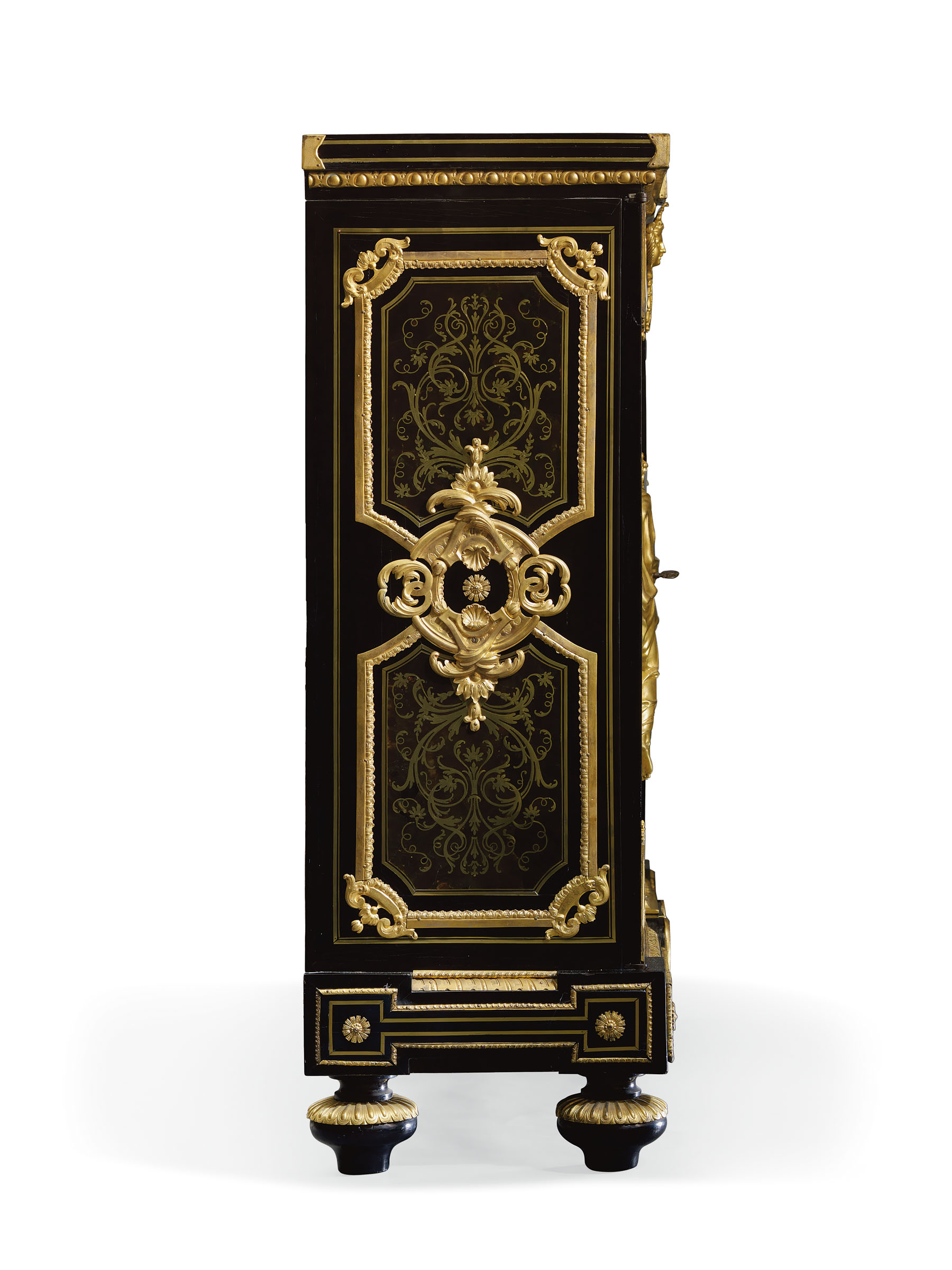 The Ogden Mills Armoires A Six Medailles The Contre Partie Armoire Attributed To Andre Charles Boulle And His Workshop Louis Xiv Circa 1710 20 The Premiere Partie Armoire By Jean Faizelot Delorme Late Louis