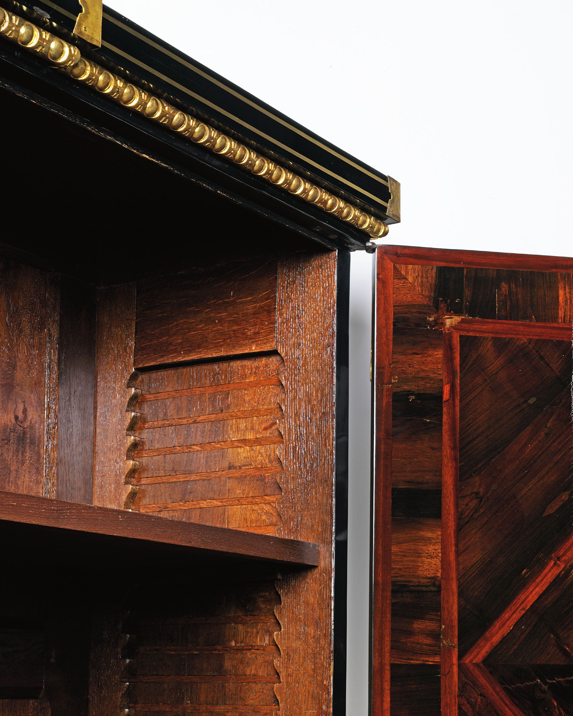 The Ogden Mills Armoires A Six Medailles The Contre Partie Armoire Attributed To Andre Charles Boulle And His Workshop Louis Xiv Circa 1710 20 The Premiere Partie Armoire By Jean Faizelot Delorme Late Louis