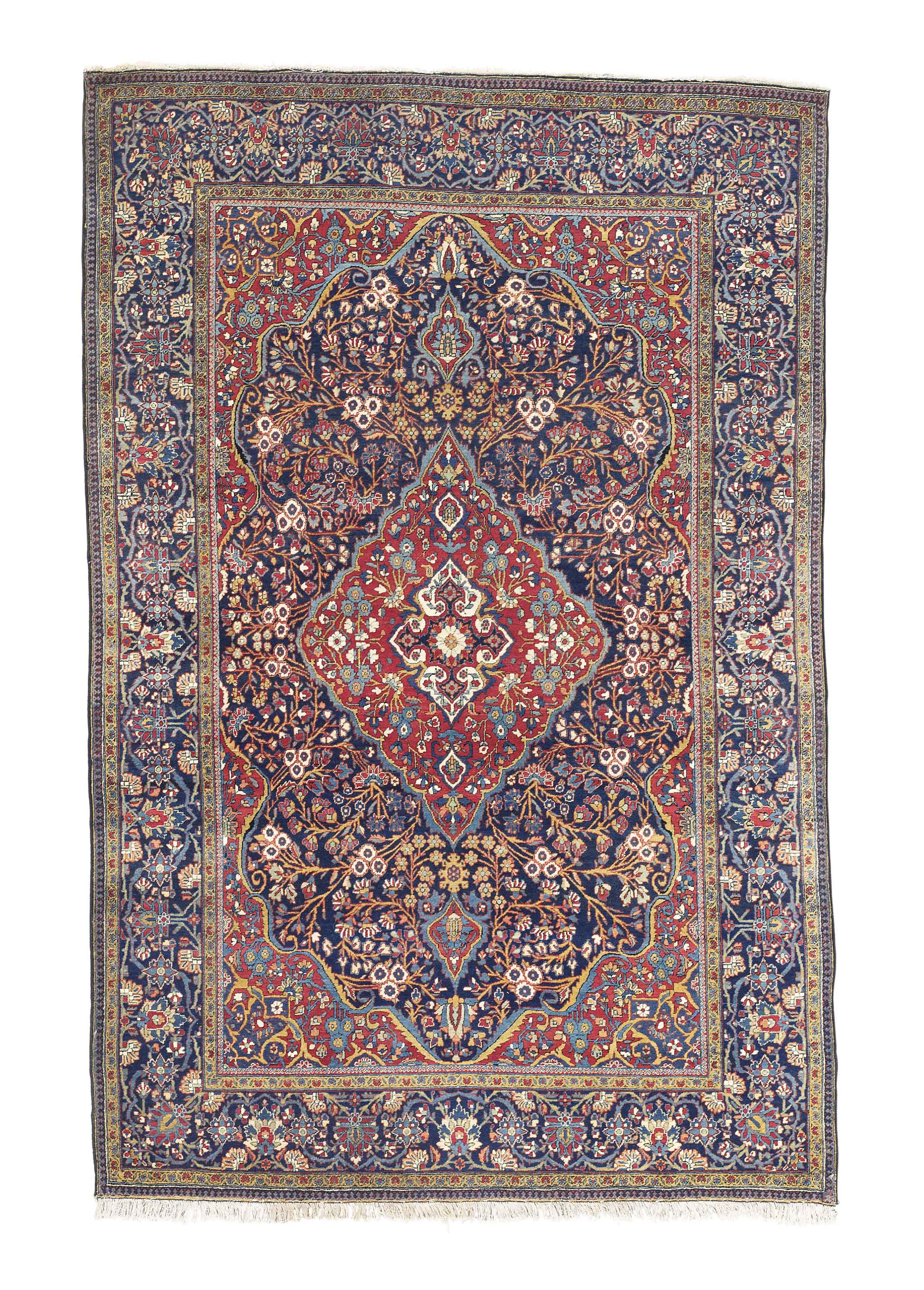 A KASHAN 'MOHTASHAM' RUG , CENTRAL PERSIA, CIRCA 1910 | Christie's