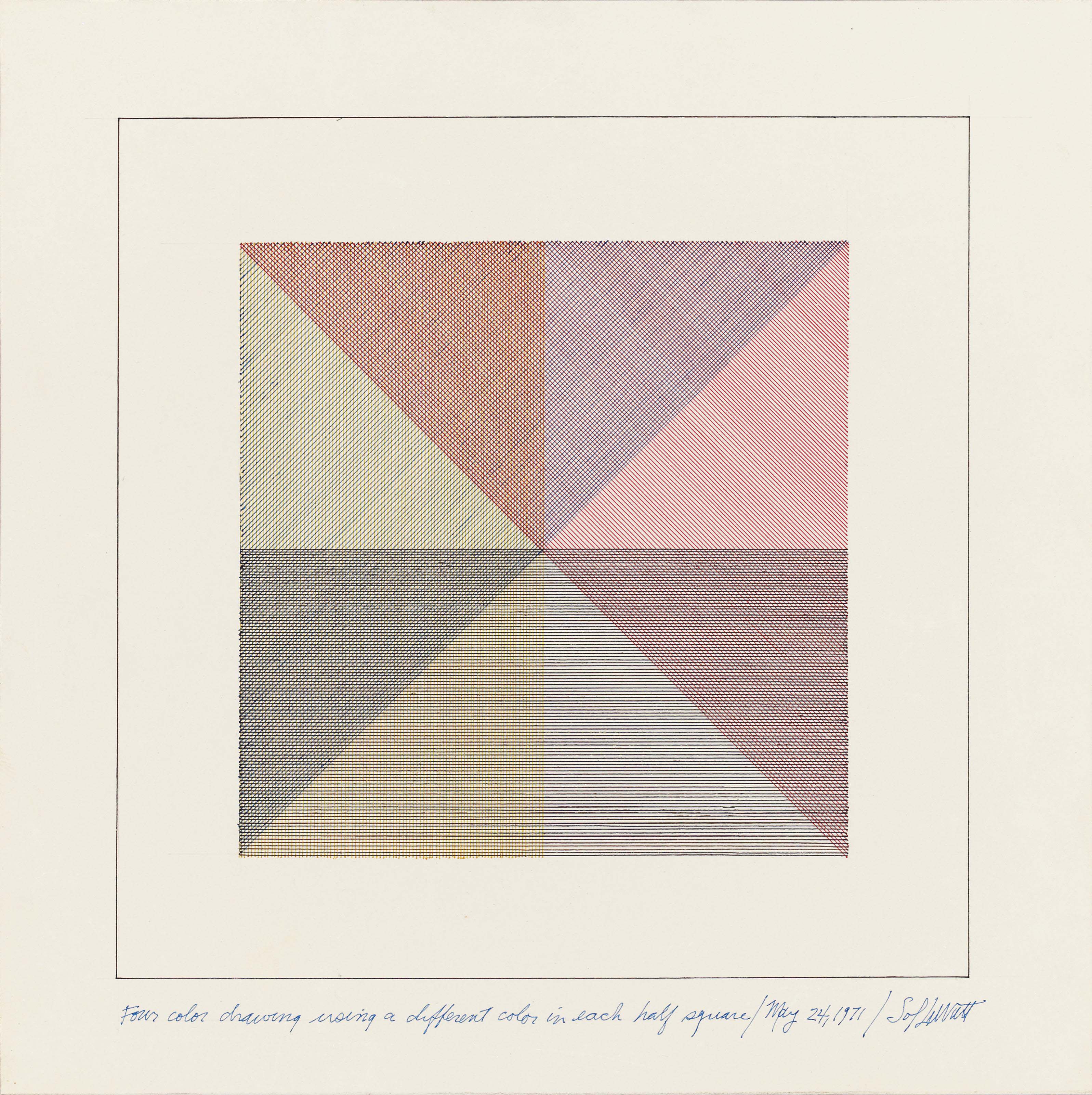 sol lewitt geometric figures & color
