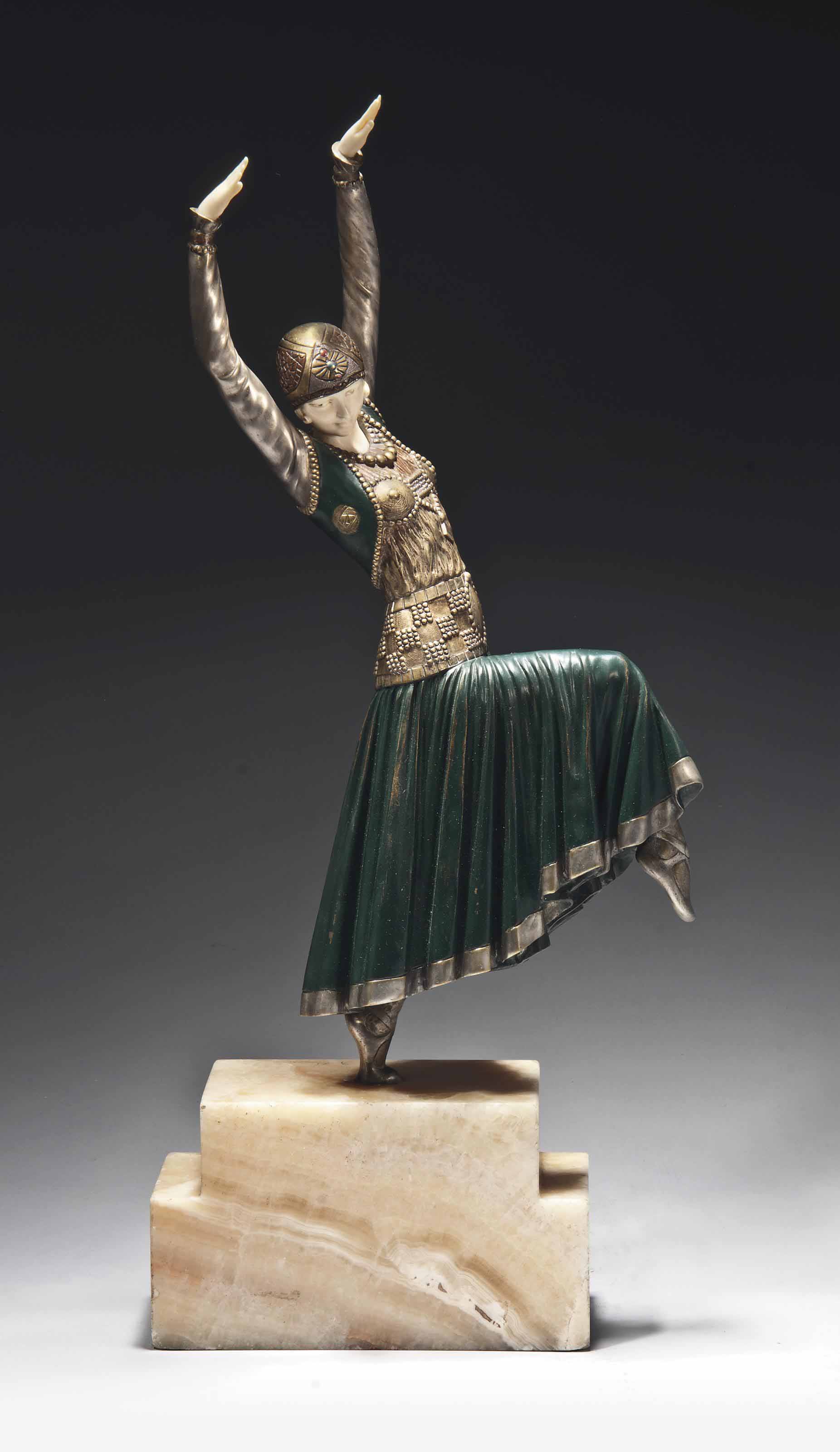 demetre chiparus bronze