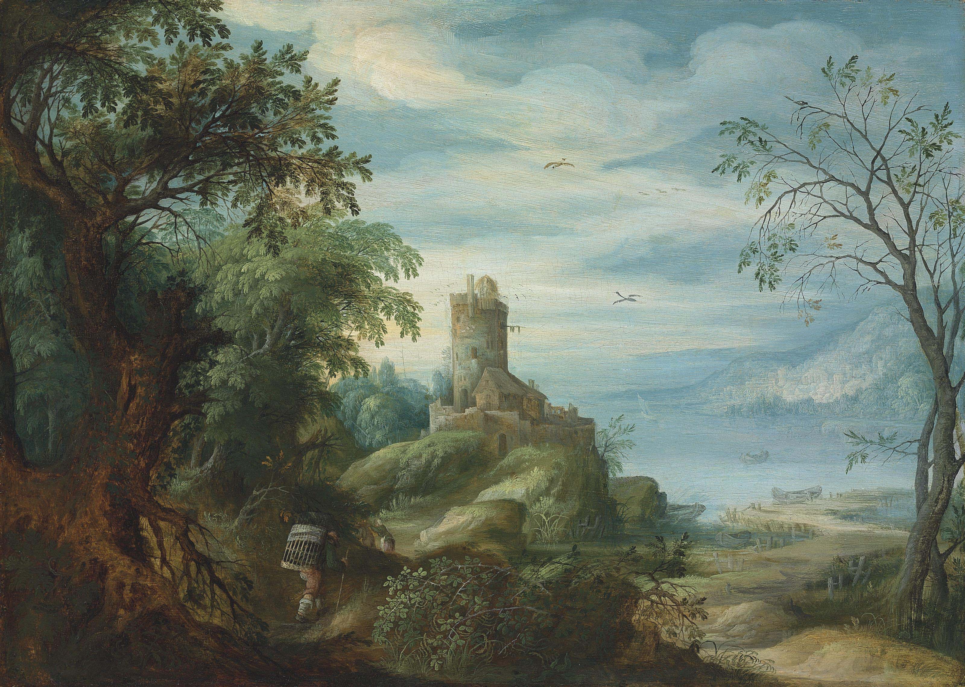 Abraham Govaerts (Antwerp 1589-1626) , An extensive mountainous