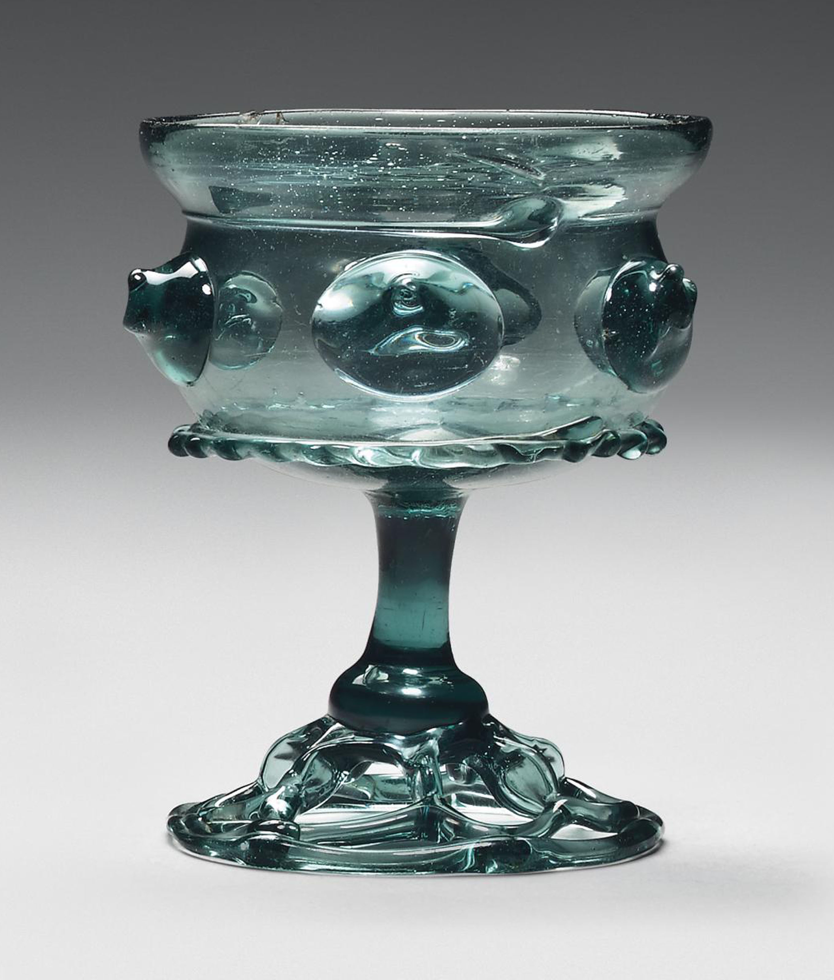 A STEMMEDGLASS (KRAUTSTRUNK) , CIRCA 1500, GERMAN Christie's