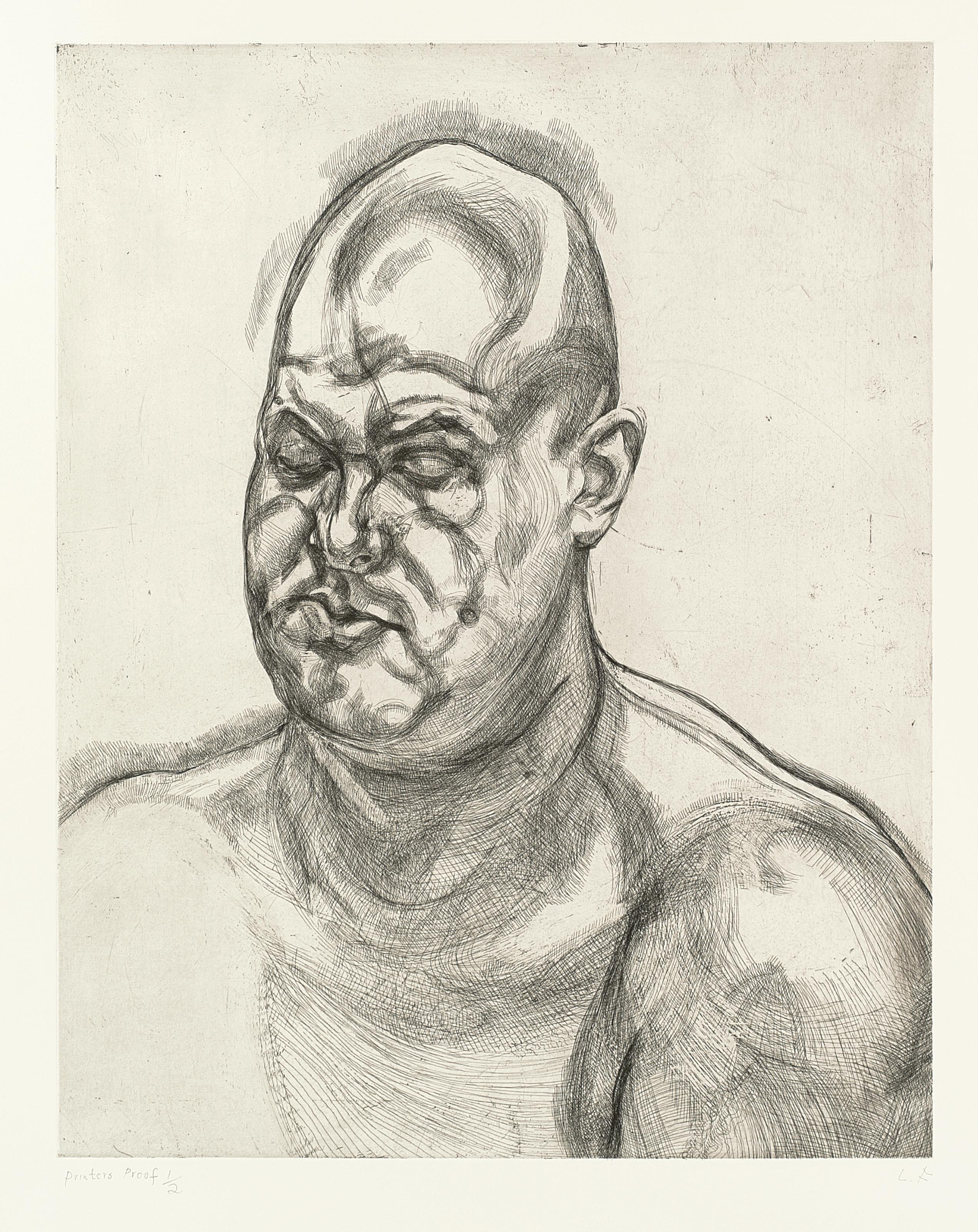 Люсьен фрейд вечер в студии картина