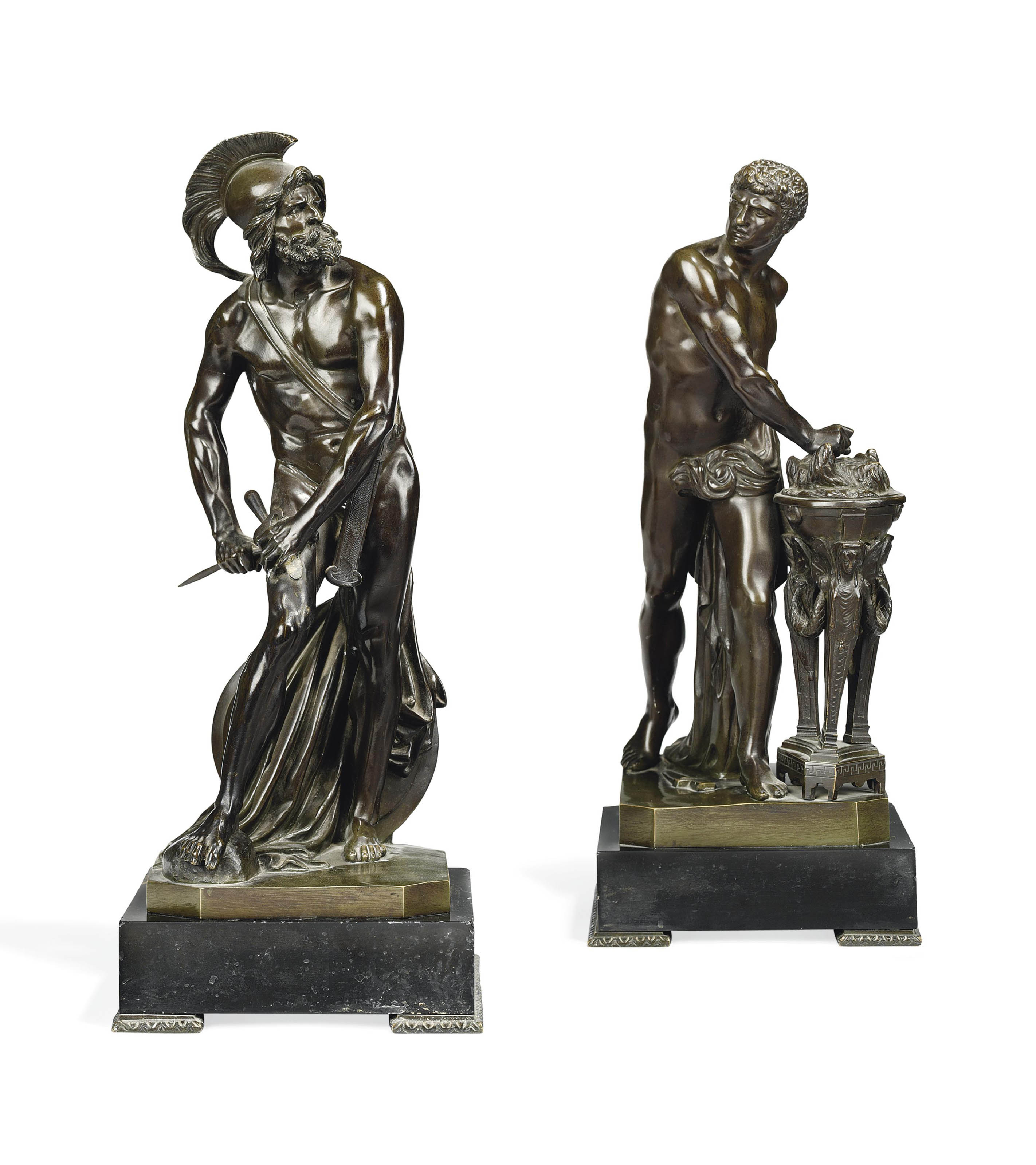 solid bronze figures