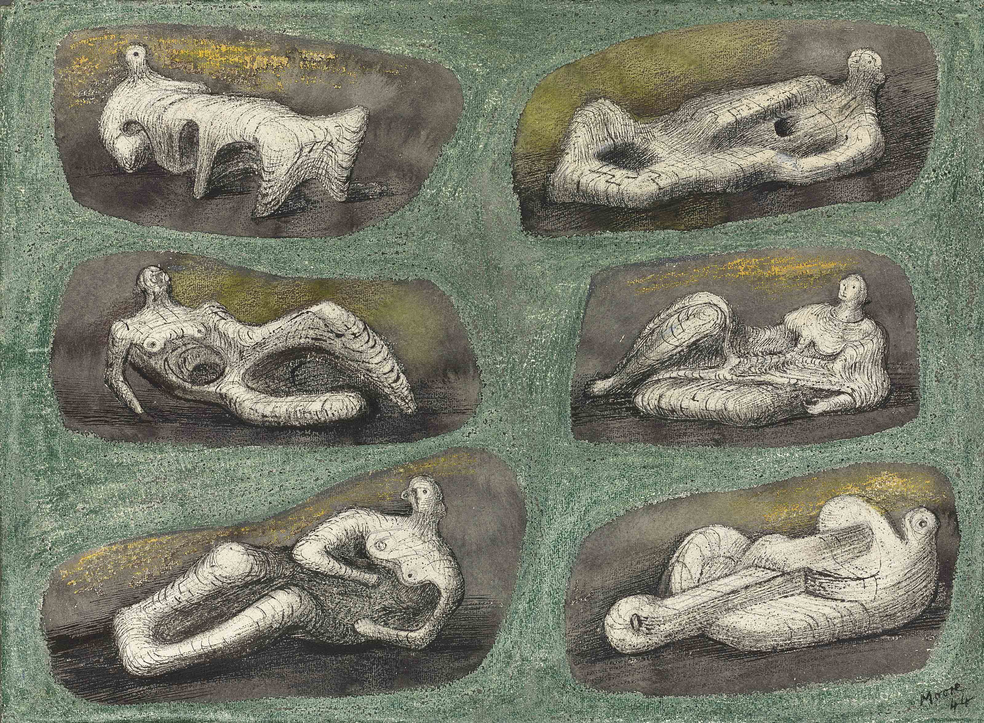 Reclining Figures: Ideas for Stone Sculpture 
