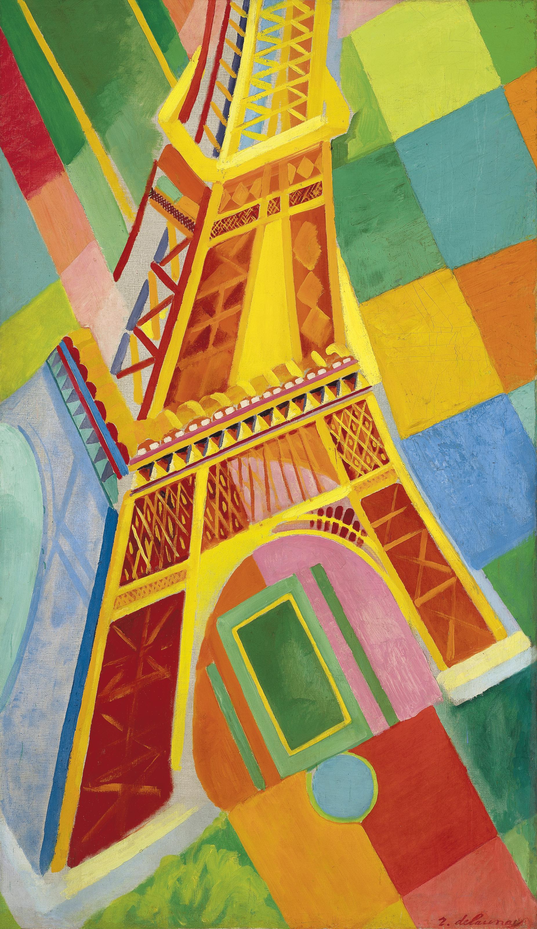 tour eiffel by robert delaunay