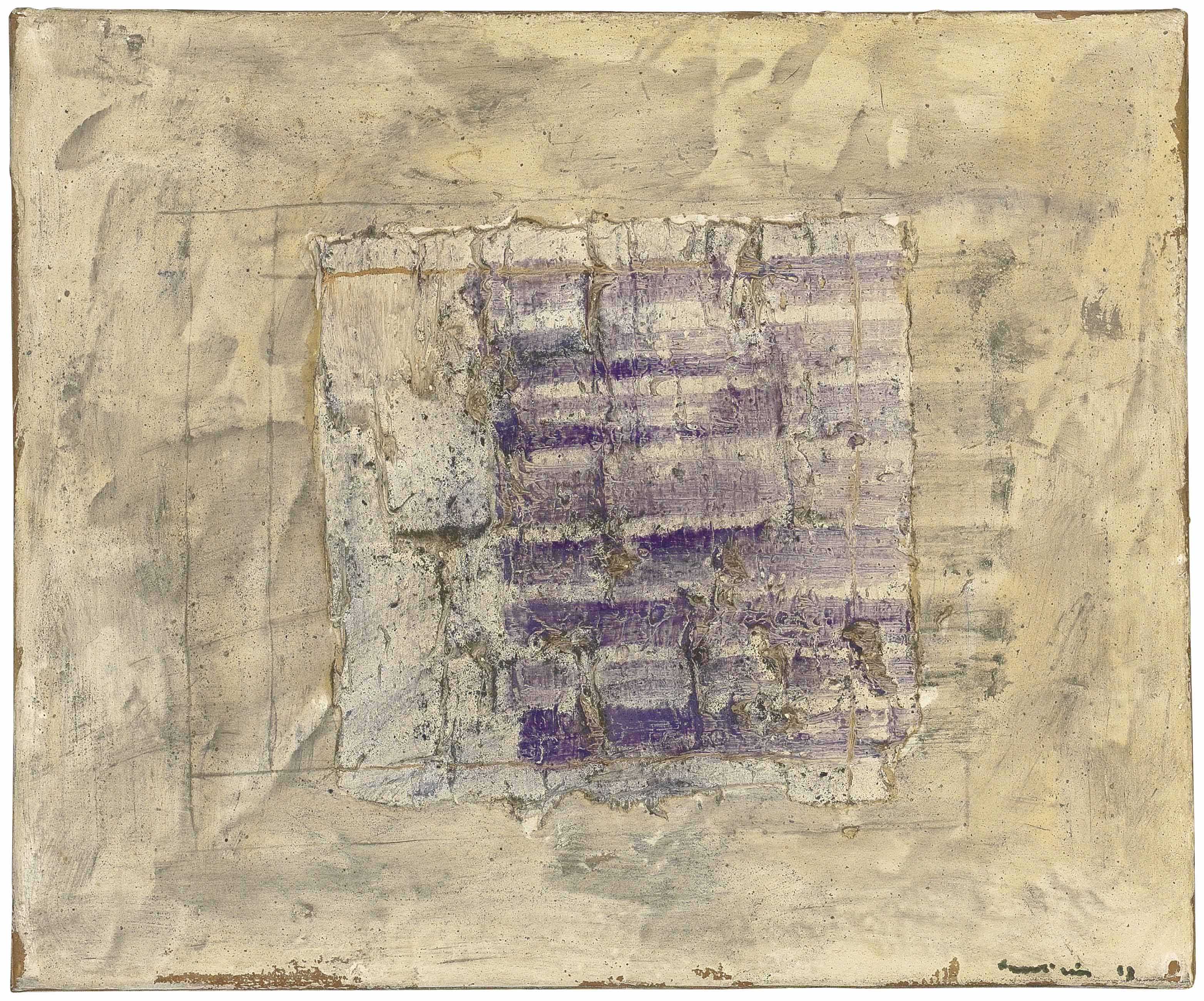 Jean Fautrier、Composition 473、希少画集画 Jean Fautrier、Composition 473、希少画集画、新品額装付 Jean