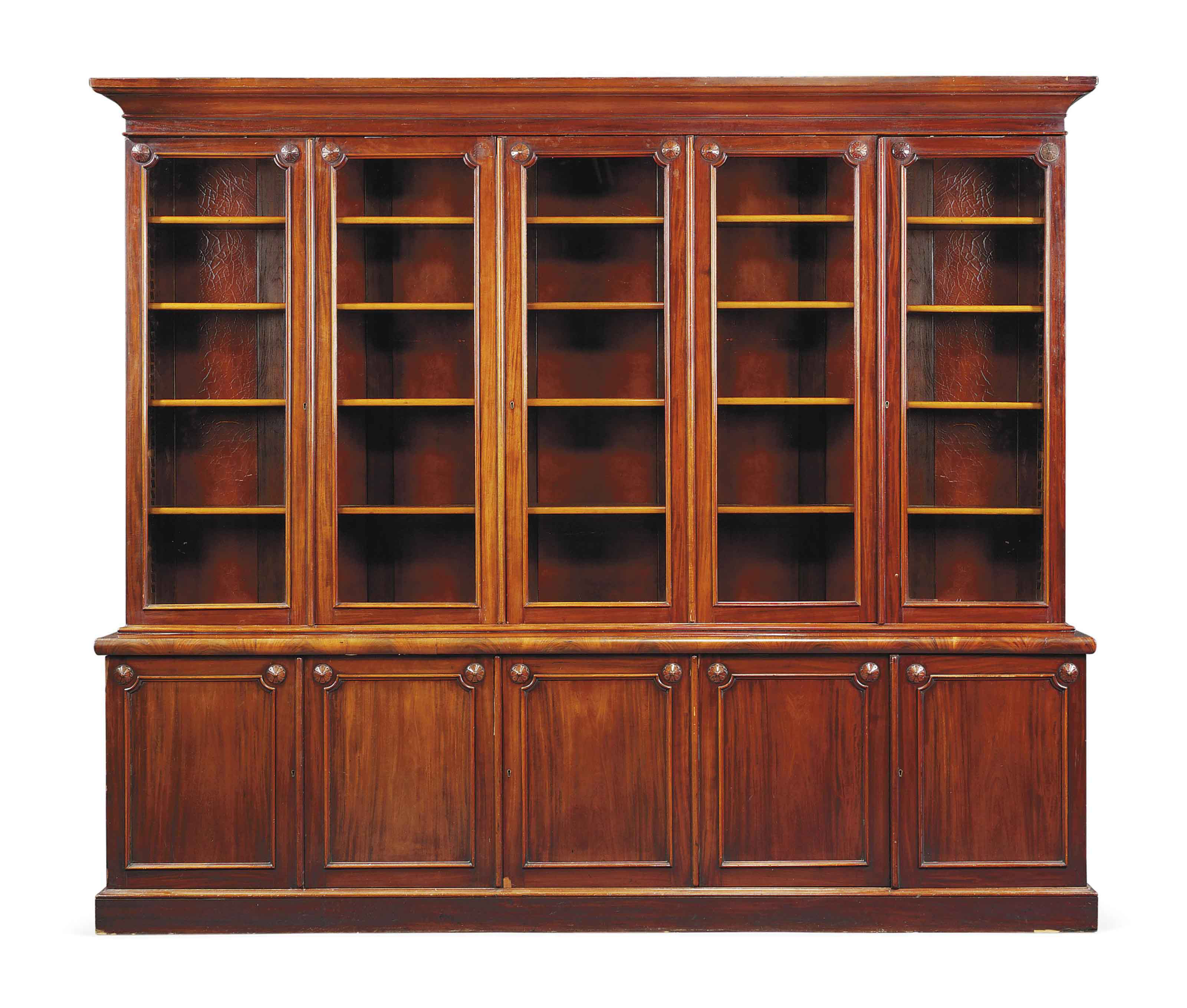 A VICTORIAN MAHOGANY BOOKCASE , CIRCA 1870 Christie's