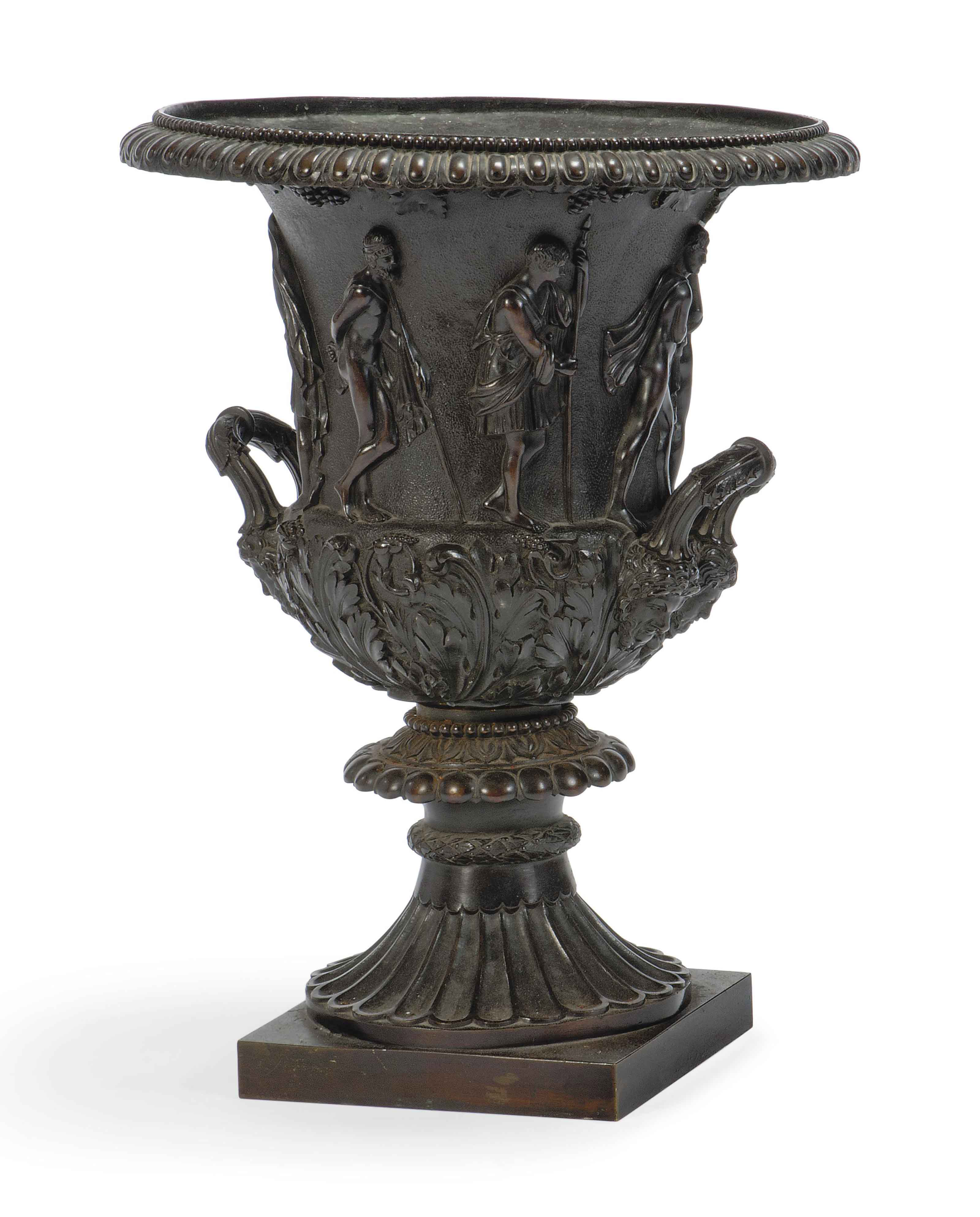 AN ITALIAN BRONZE MODEL OF THE MEDICI URN , MID19TH CENTURY Christie's