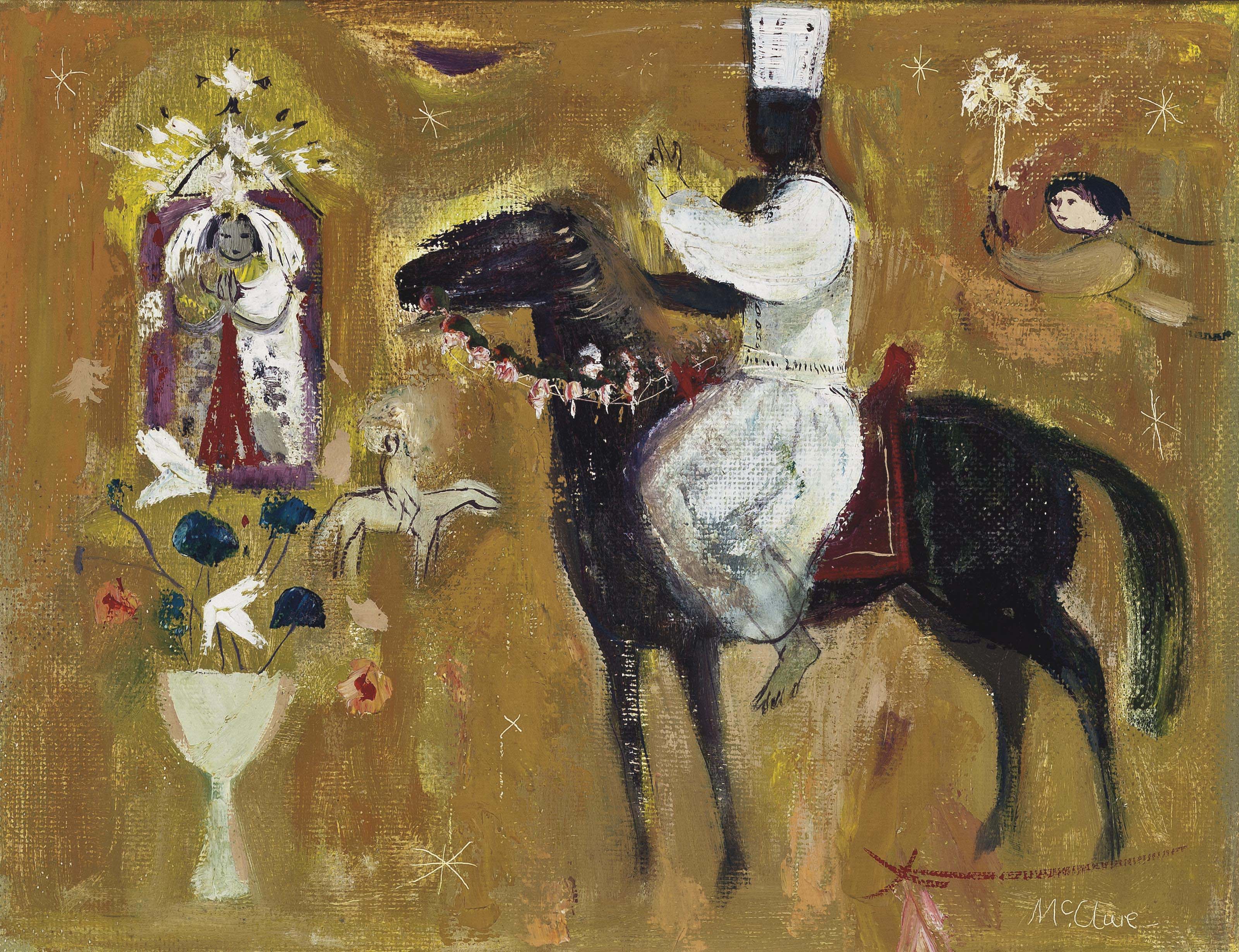 David McClure, R.S.A., R.S.W. (19261998) , Horseman Christie's
