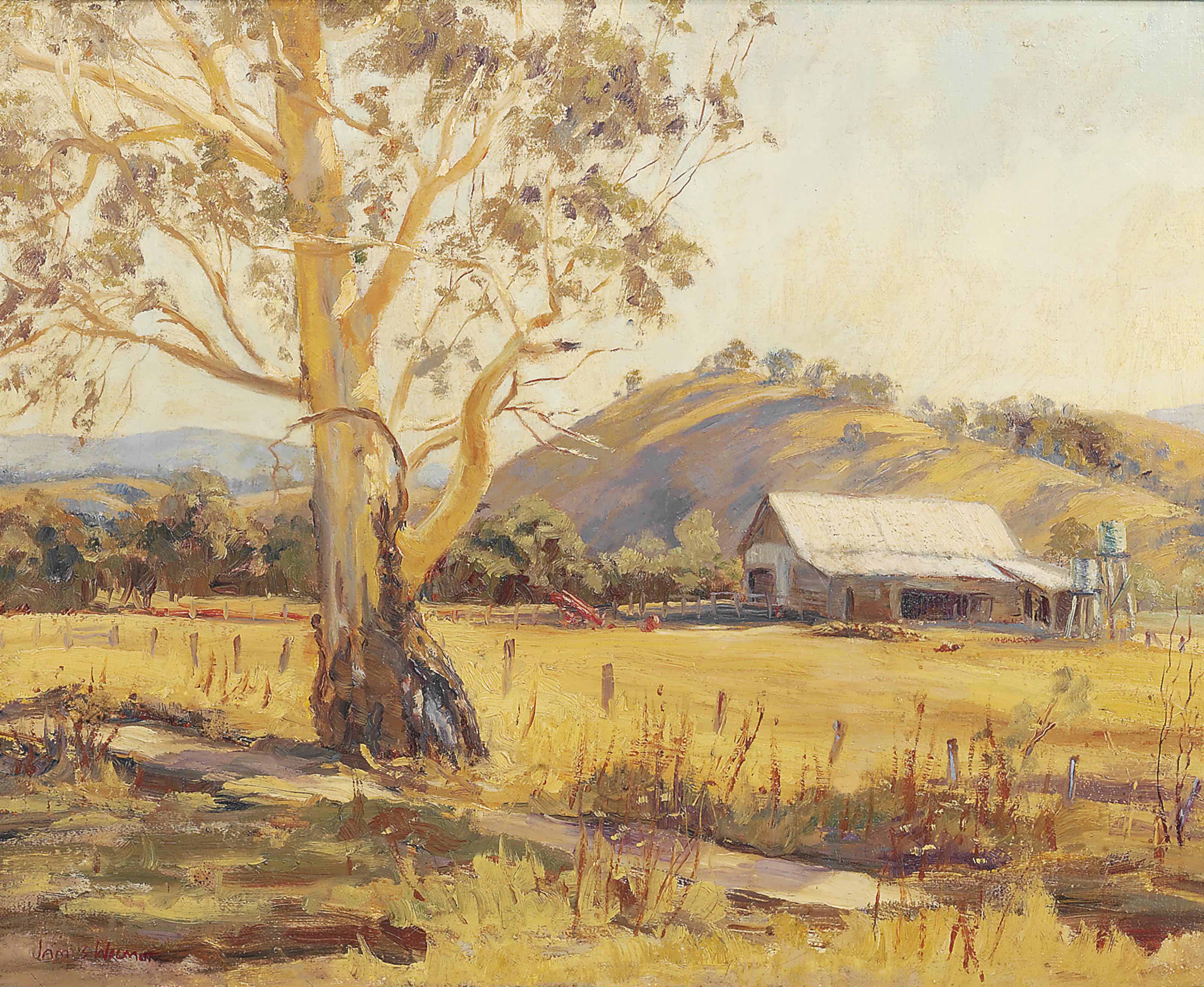 James George Wilmot Australian 20th Century Acheron Cutting