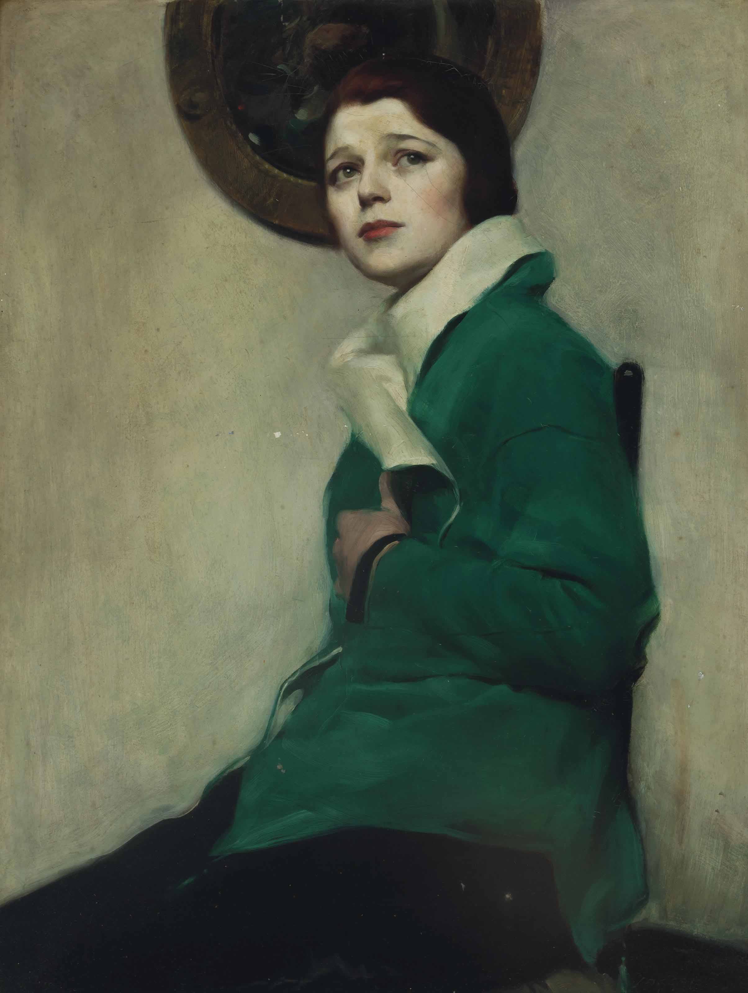 David Jagger, R.P., R.O.I. (18911958) , An elegant lady