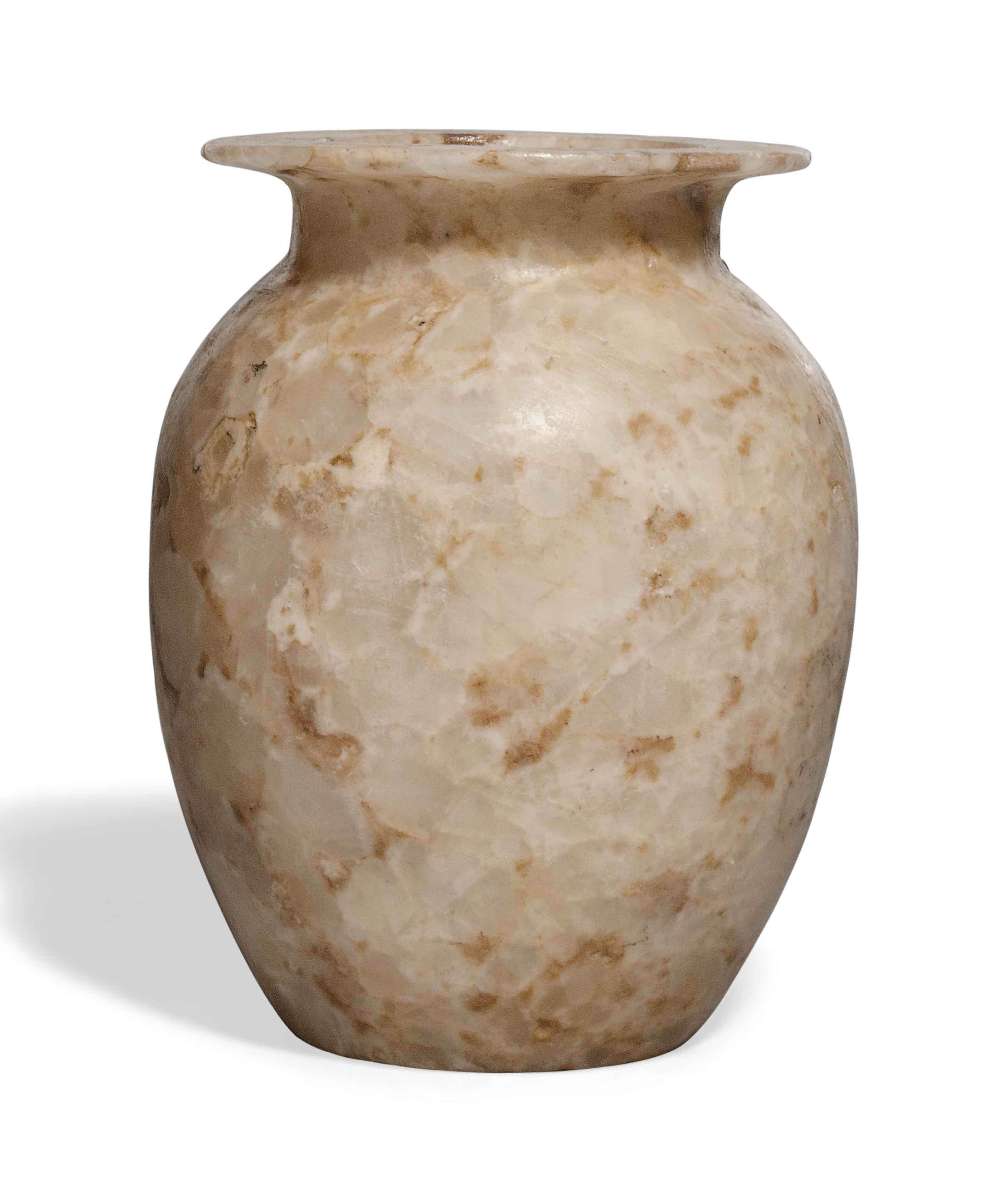 AN ALABASTER VASE , 20TH CENTURY Christie's