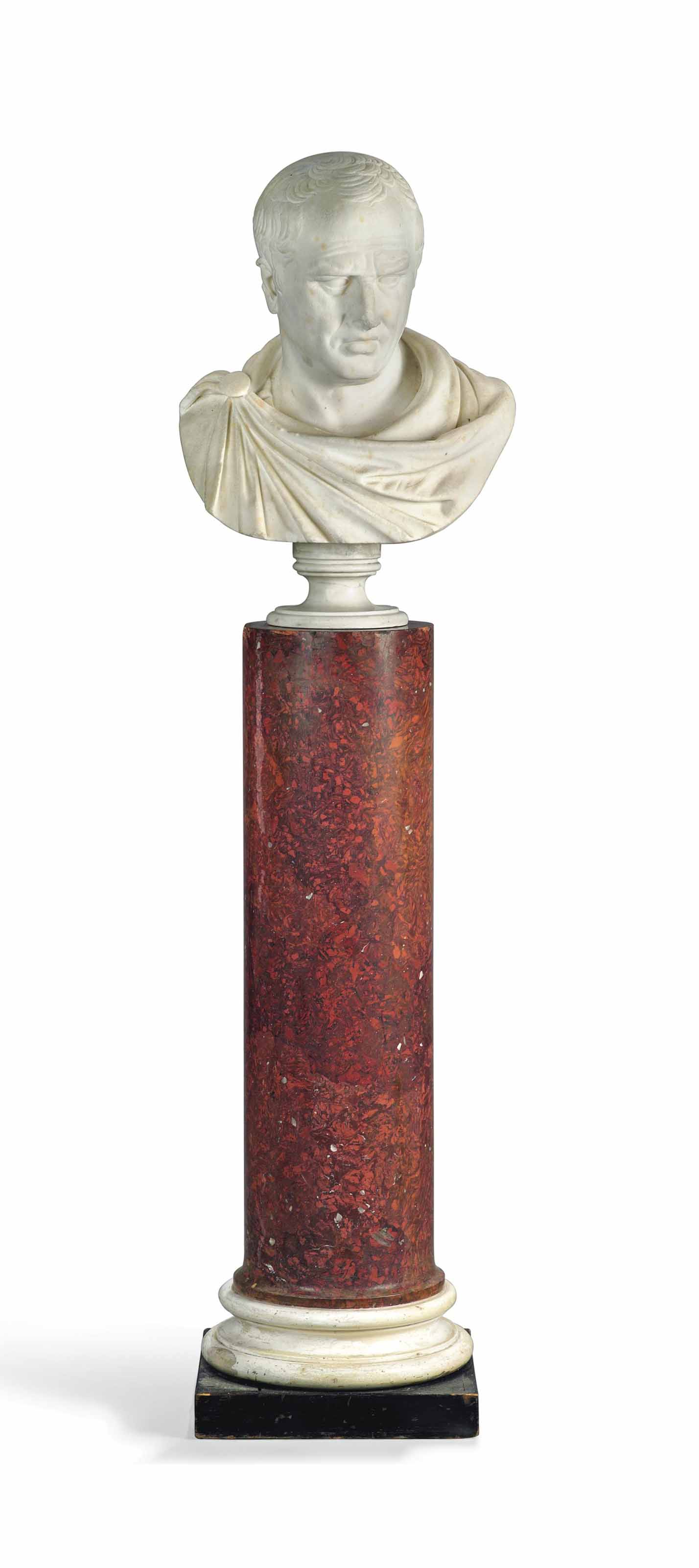 An Italian Marble Bust Of Cicero 19th Century Sculptures Statues Figures Bust Christie S