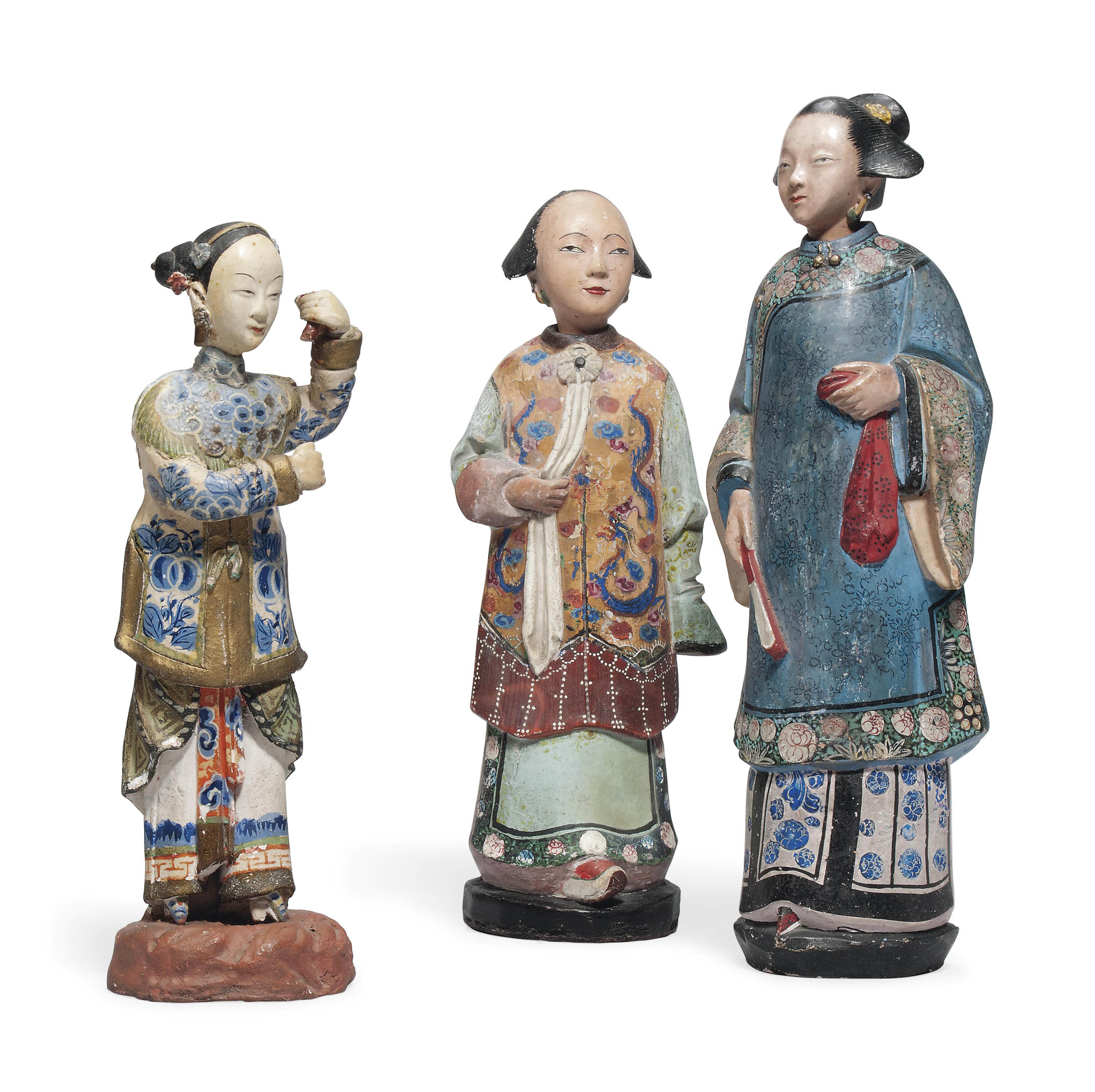 miniature chinese figures