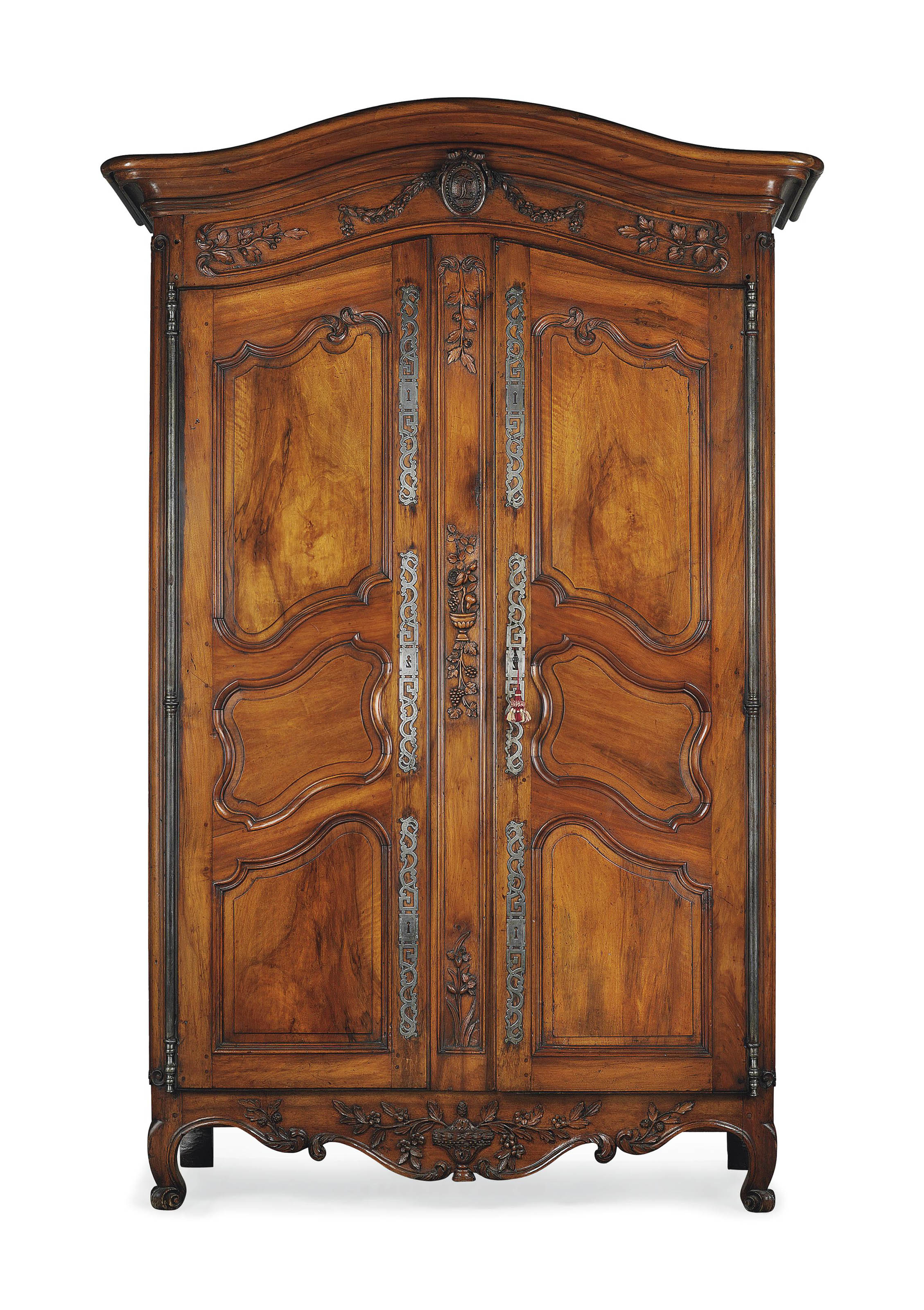 A FRENCH PROVINCIAL WALNUT ARMOIRE , SECOND HALF 18TH CENTURY Christie's