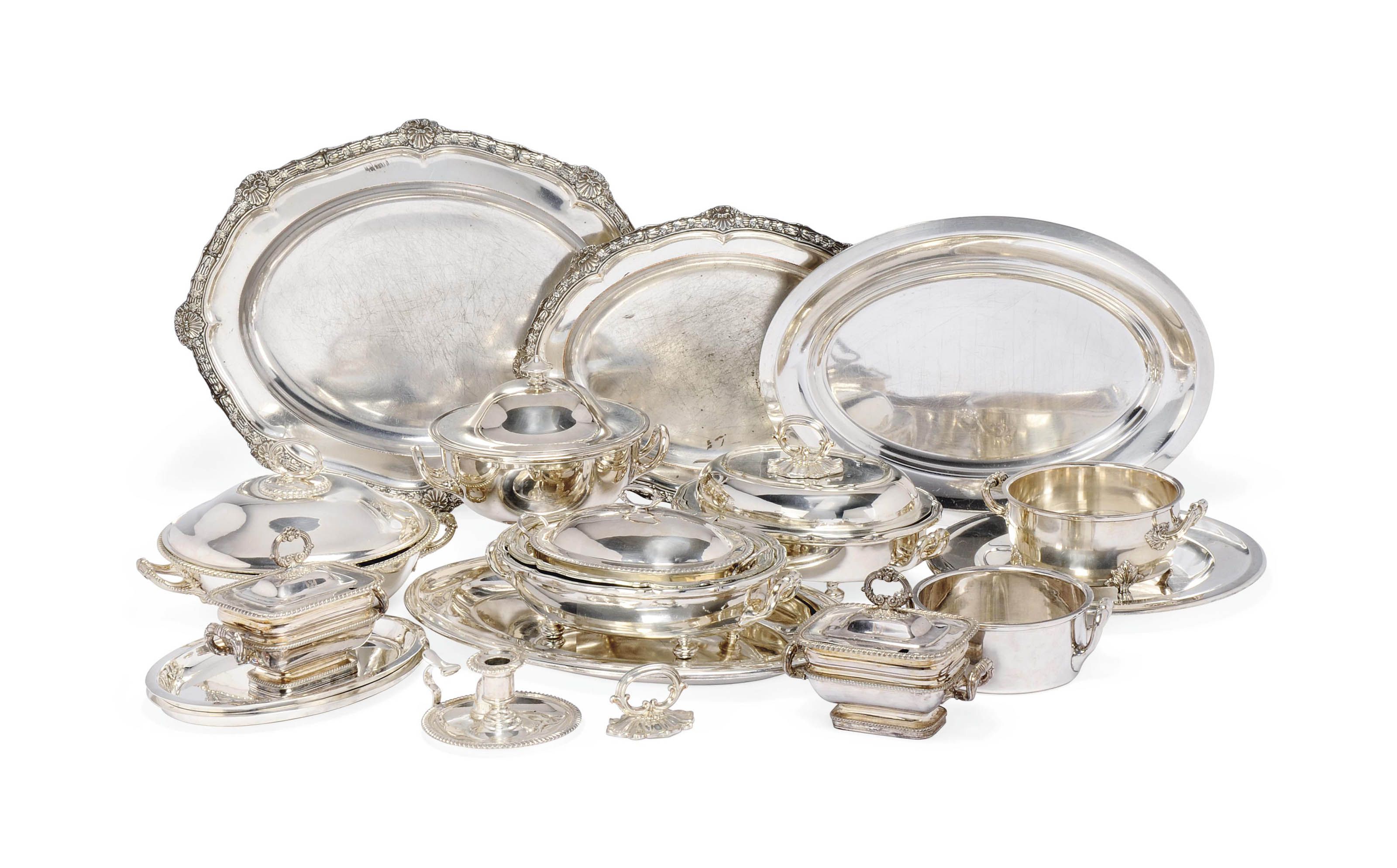 A MIXED GROUP OF SILVER PLATED ITEMS , 19TH/20TH CENTURY Christie's