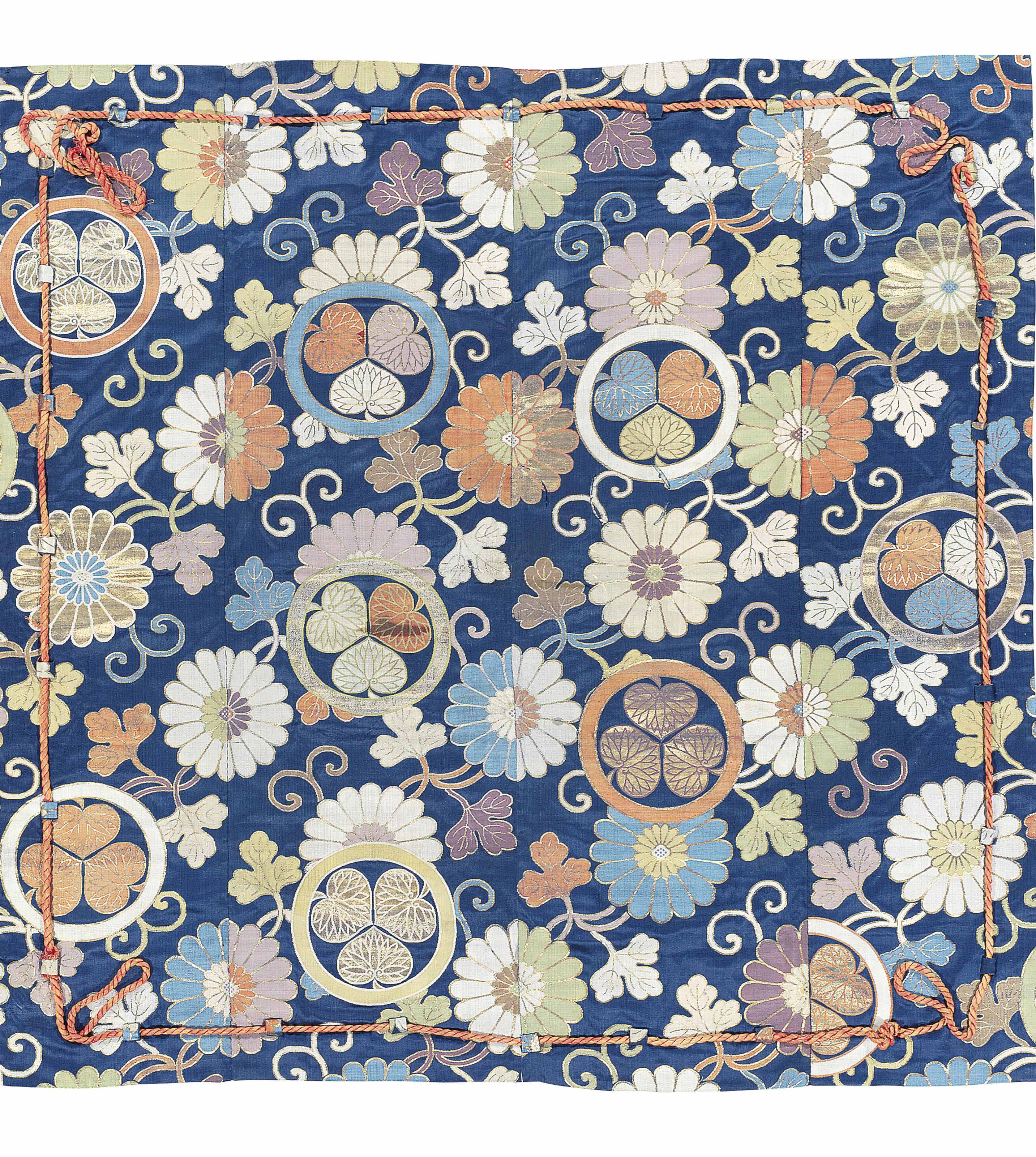 A JAPANESE SILK BROCADE PANEL , 19TH CENTURY | Christie's