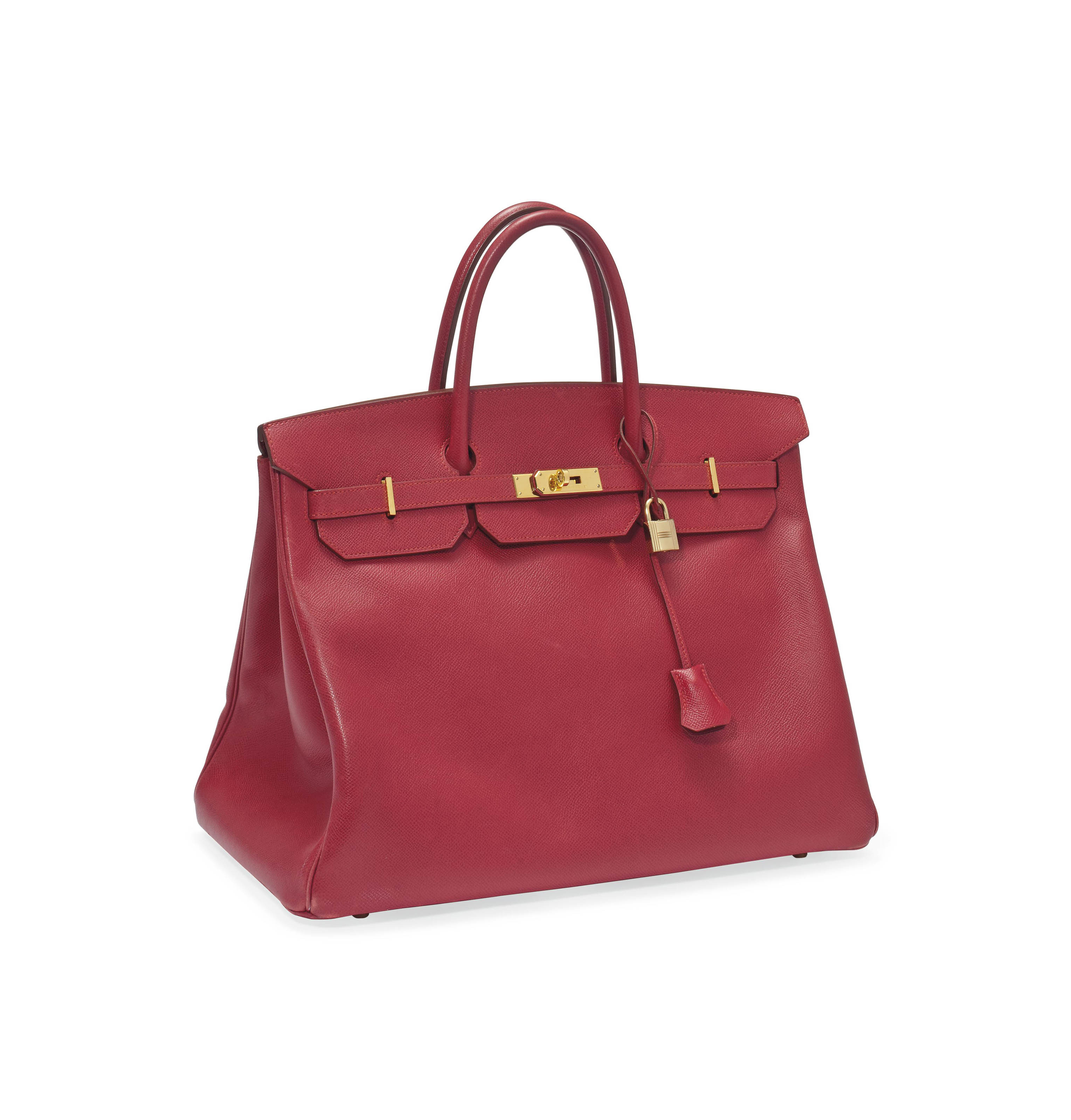 A RED LEATHER 'BIRKIN' BAG , HERMÈS, 1996 Christie's