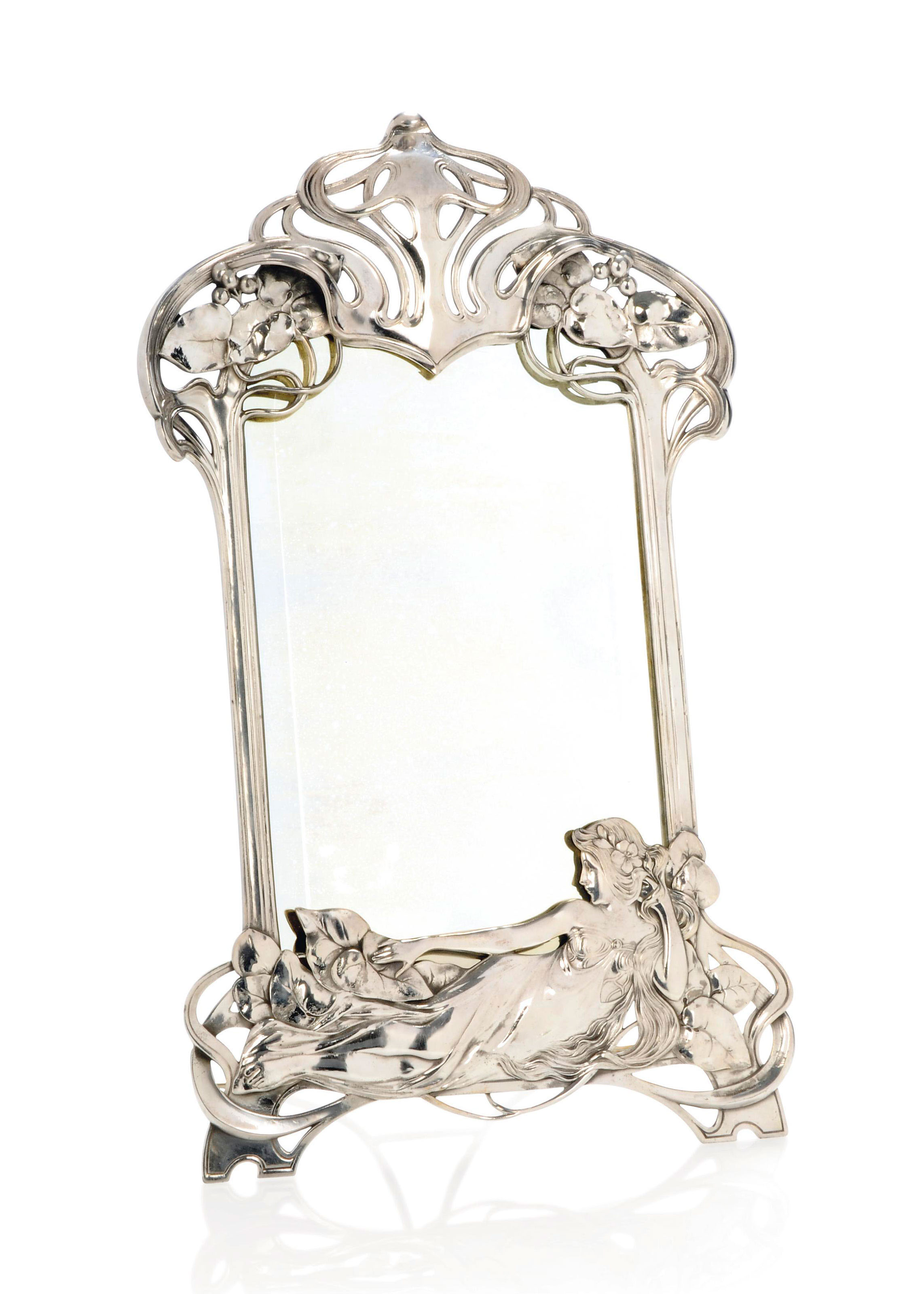 A WMF ART NOUVEAU SILVEREDMETAL EASEL MIRROR , CIRCA 1905 Christie's