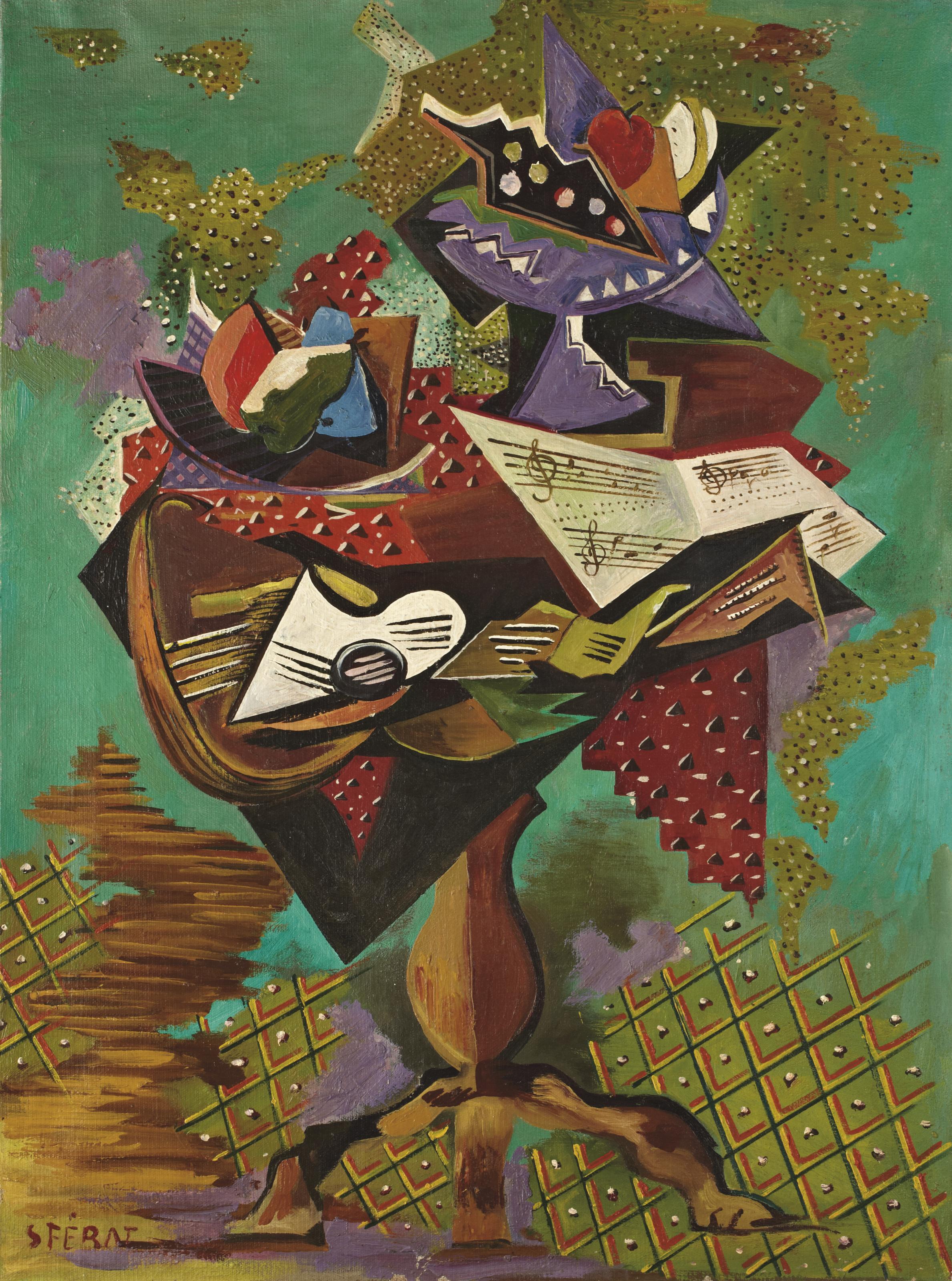 Serge Ferat (18811958) , Composition au guridon Christie's