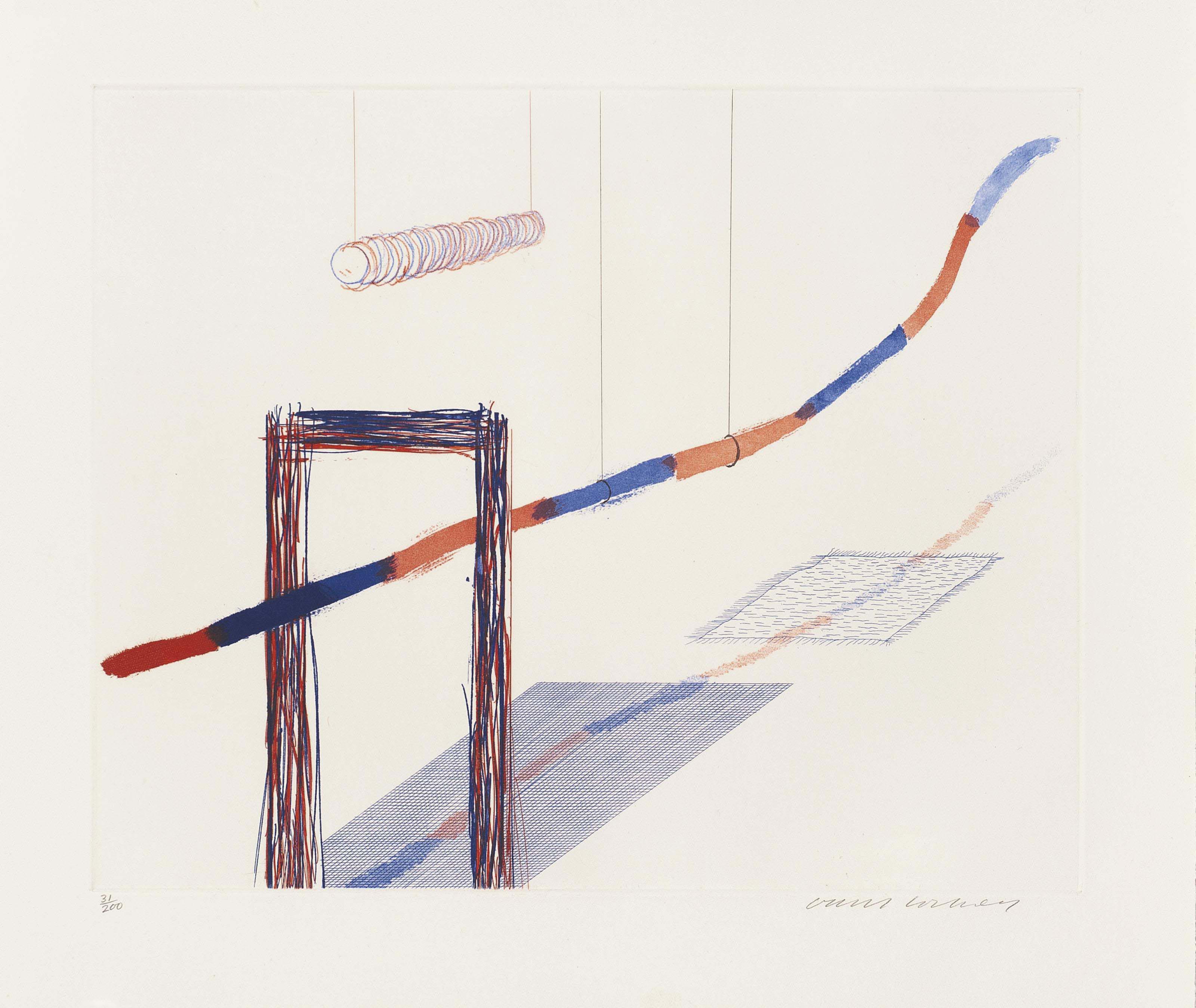 David Hockney (b. 1937) , The Blue Guitar (S.A.C. 199218; Tokyo 178