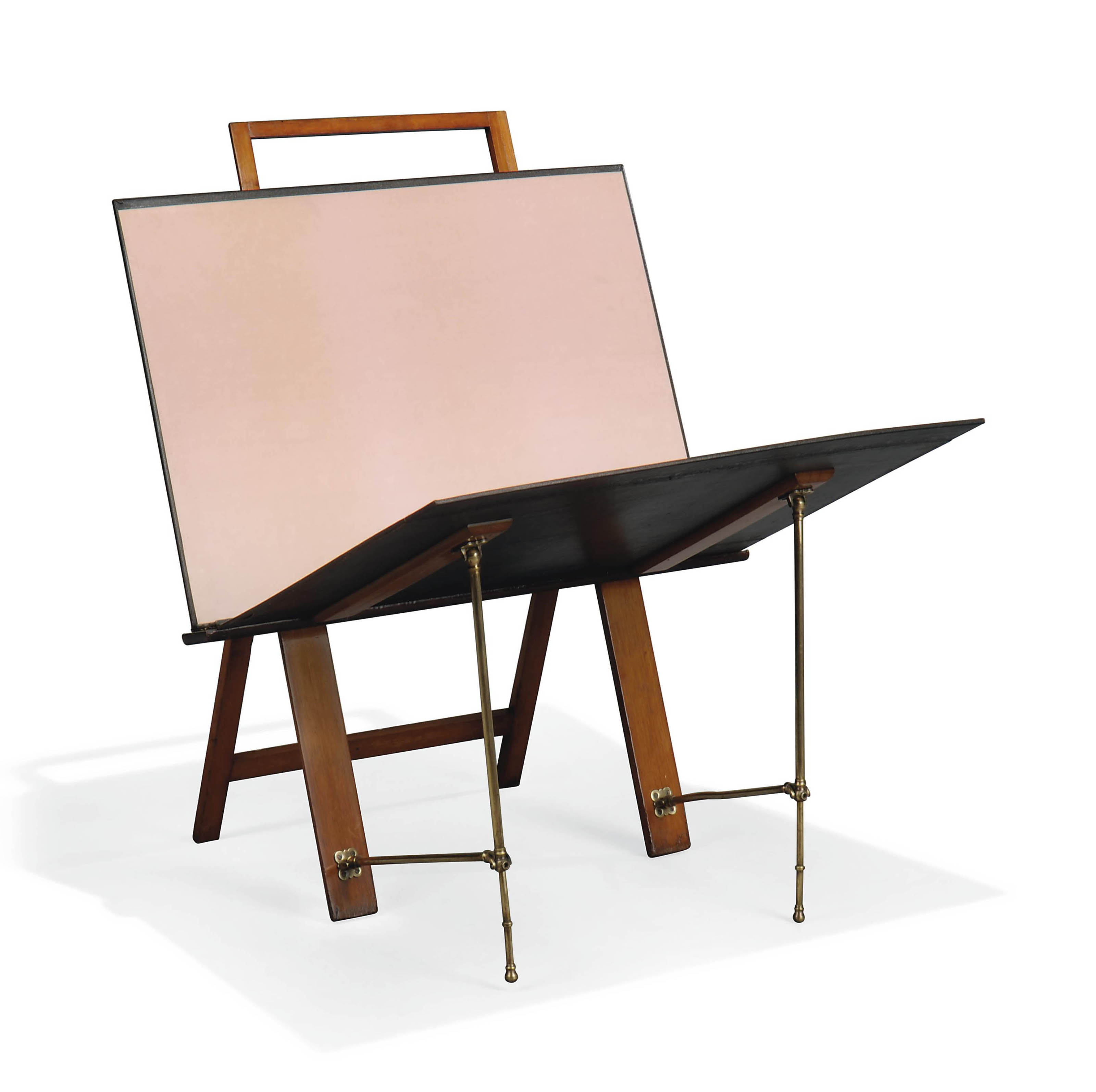 A VICTORIAN OAK AND BRASS FOLIO STAND , LATE 19TH CENTURY Christie's