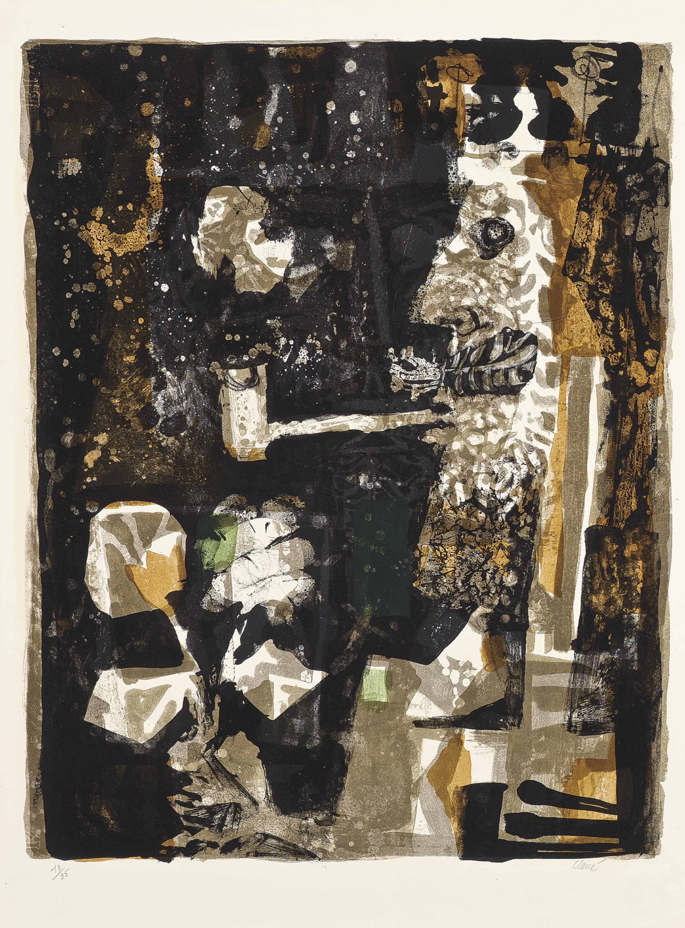 Antoni Clavé (Spanish, 19132005) , Roi à la Pipe Christie's