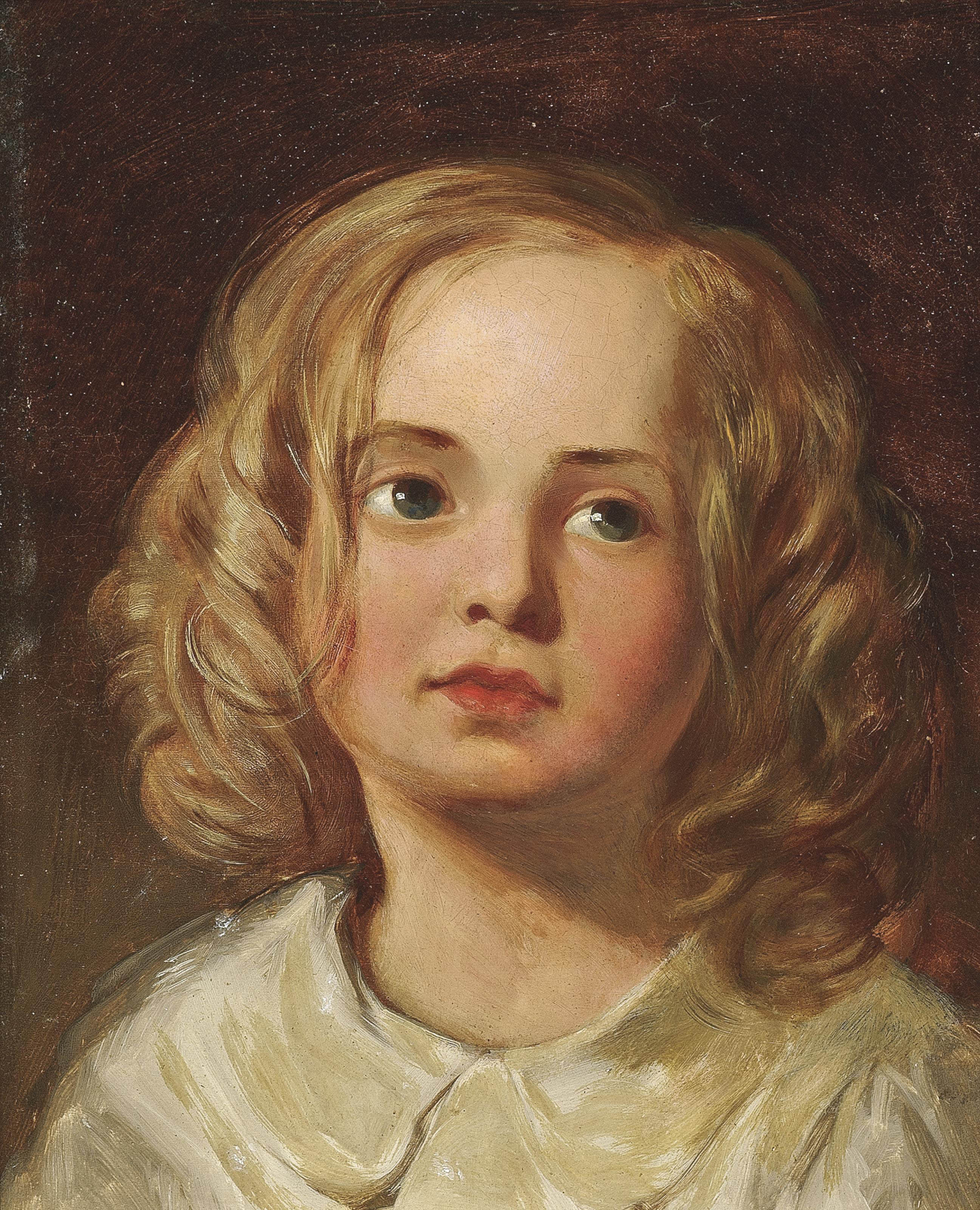James Sant, R.A. (1820-1916) , Wistful child | Christie's