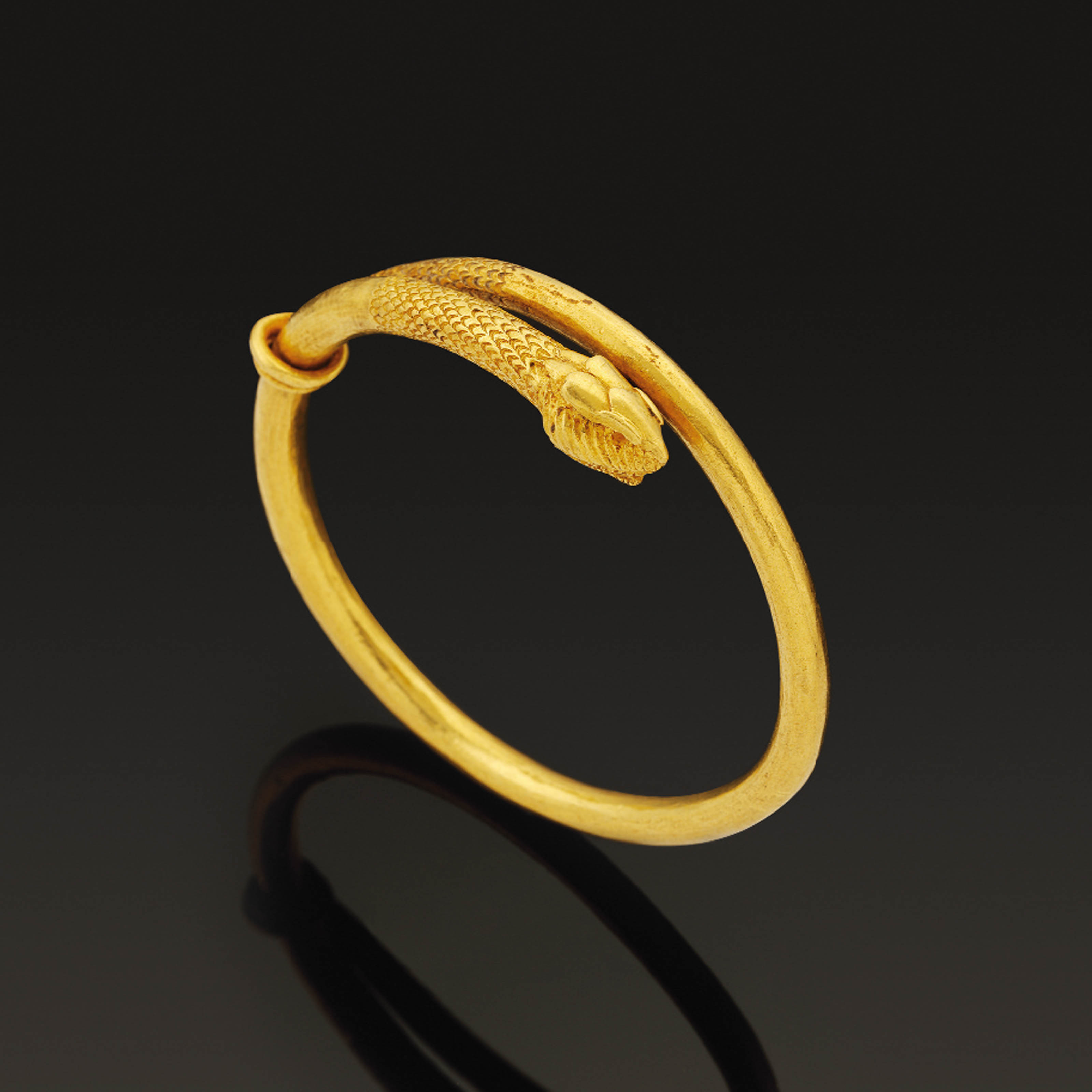 A ROMAN GOLD SNAKE BRACELET , CIRCA 1ST CENTURY B.C.1ST CENTURY A.D. Christie's