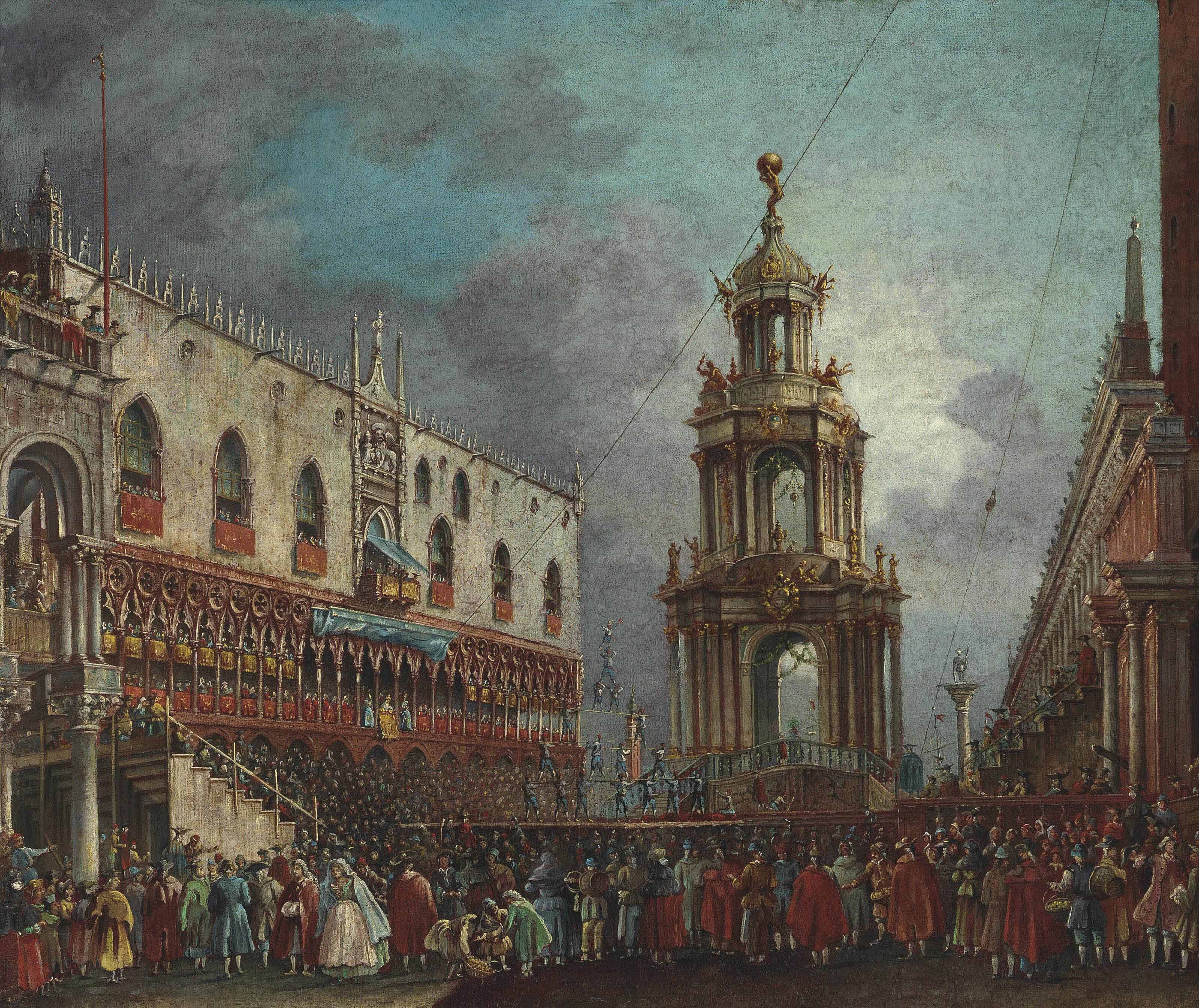 Франческо гварди piazza san marco