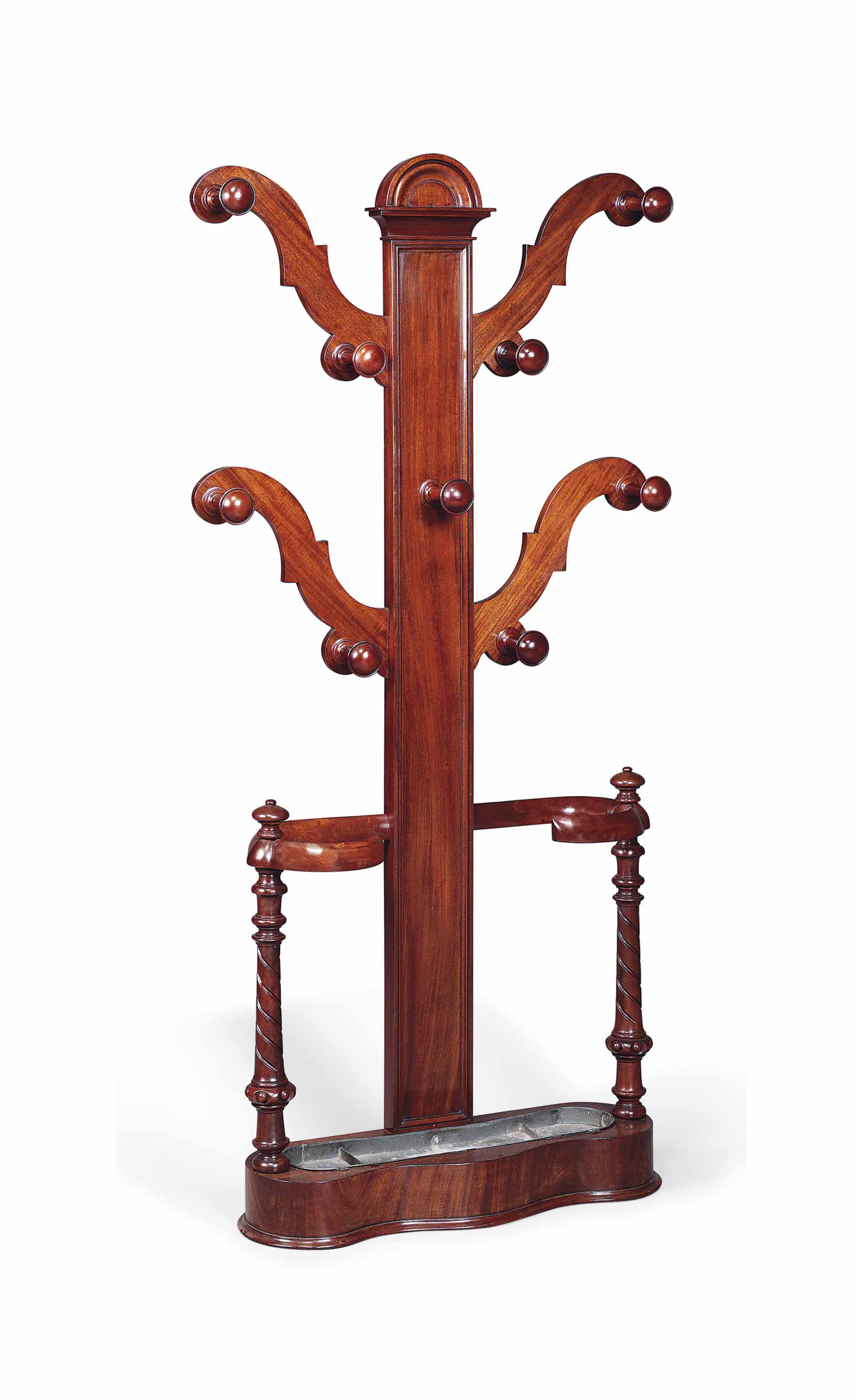 A VICTORIAN MAHOGANY HALL STAND , CIRCA 1880 Christie's