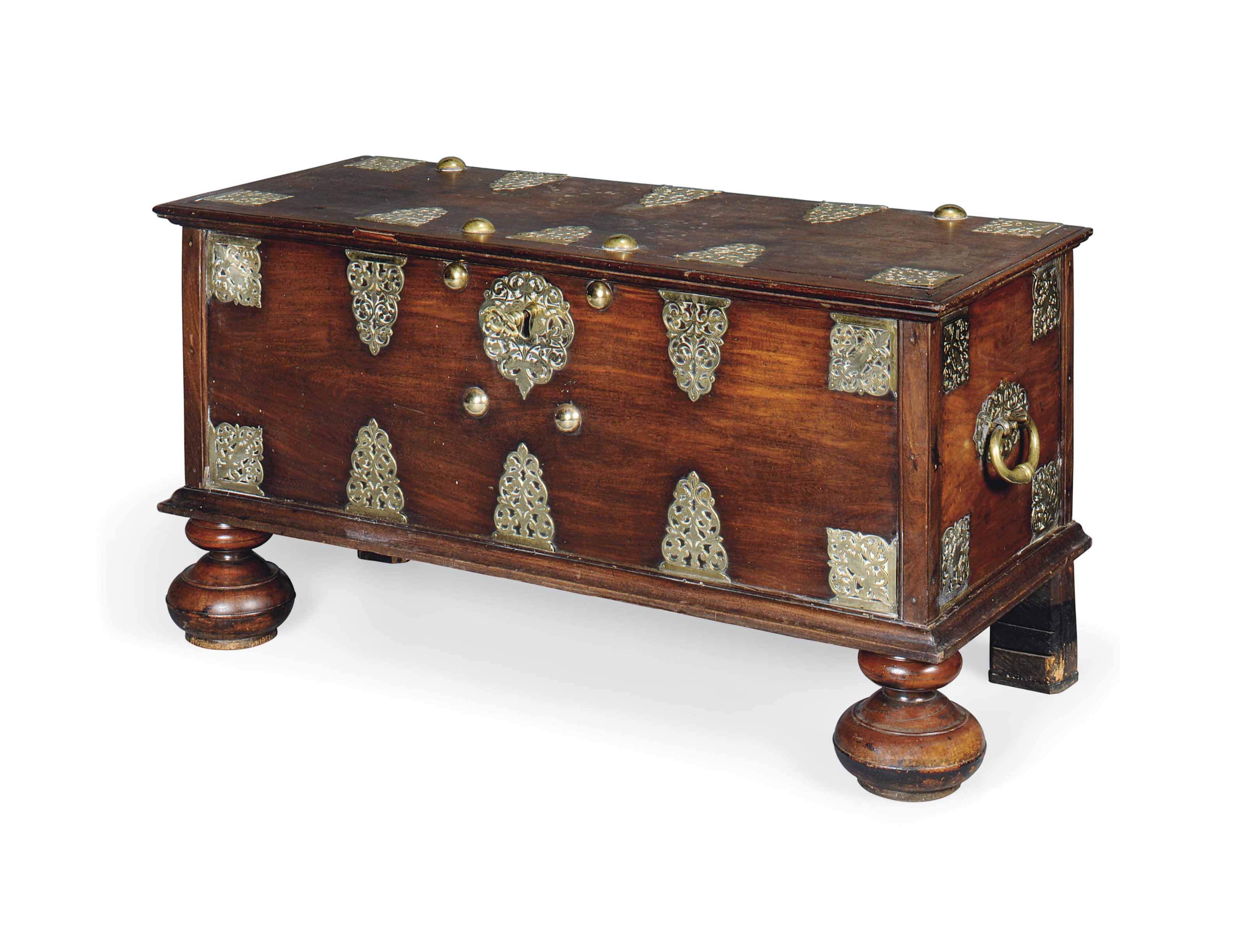 Dutch Colonial Chest from Ceylon - 18th Century