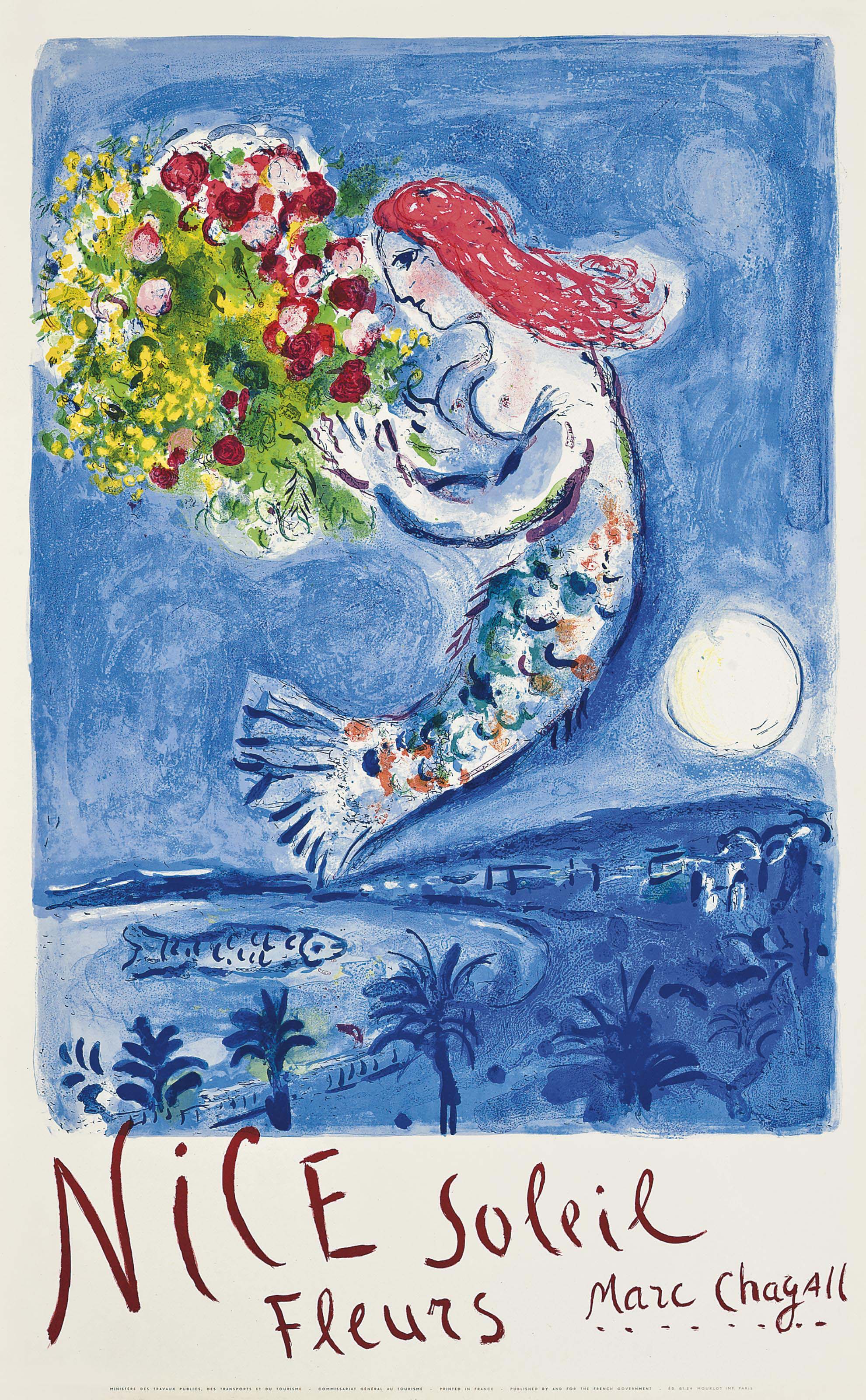 Marc Chagall (1887-1985) , NICE SOLEIL FLEURS | Christie's