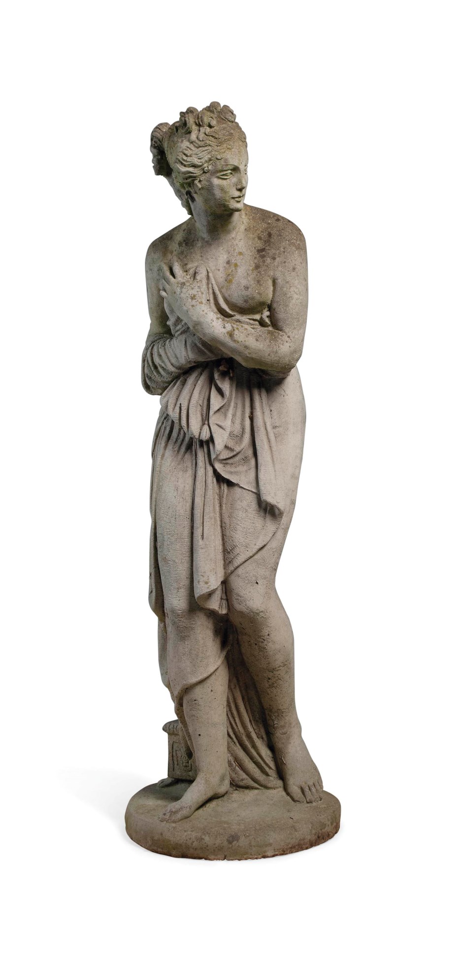 A COMPOSITESTONE STATUE OF THE VENUS ITALICA