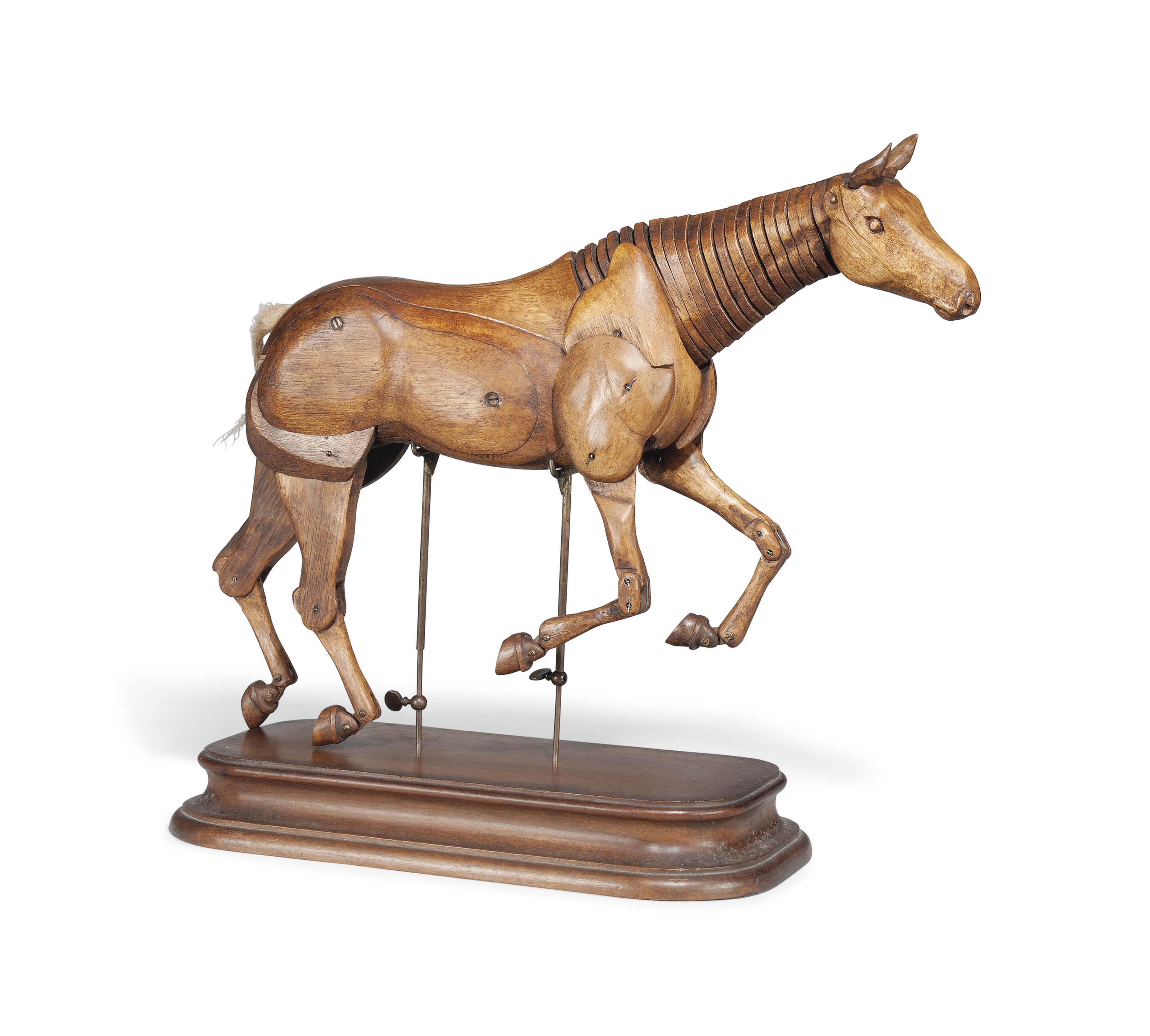 artist wooden horse model