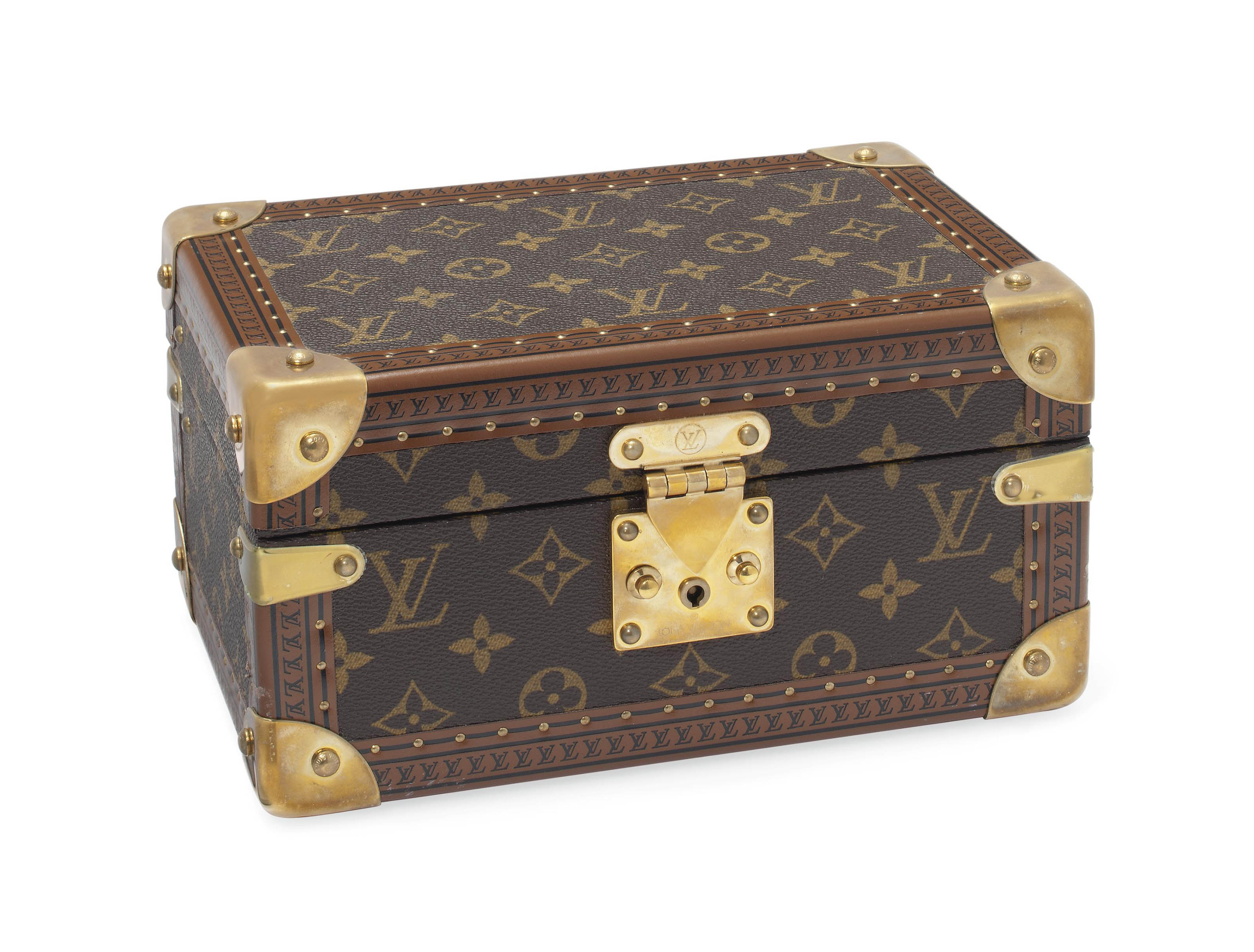 A JEWELLERY BOX IN MONOGRAM CANVAS , LOUIS VUITTON, 20TH CENTURY