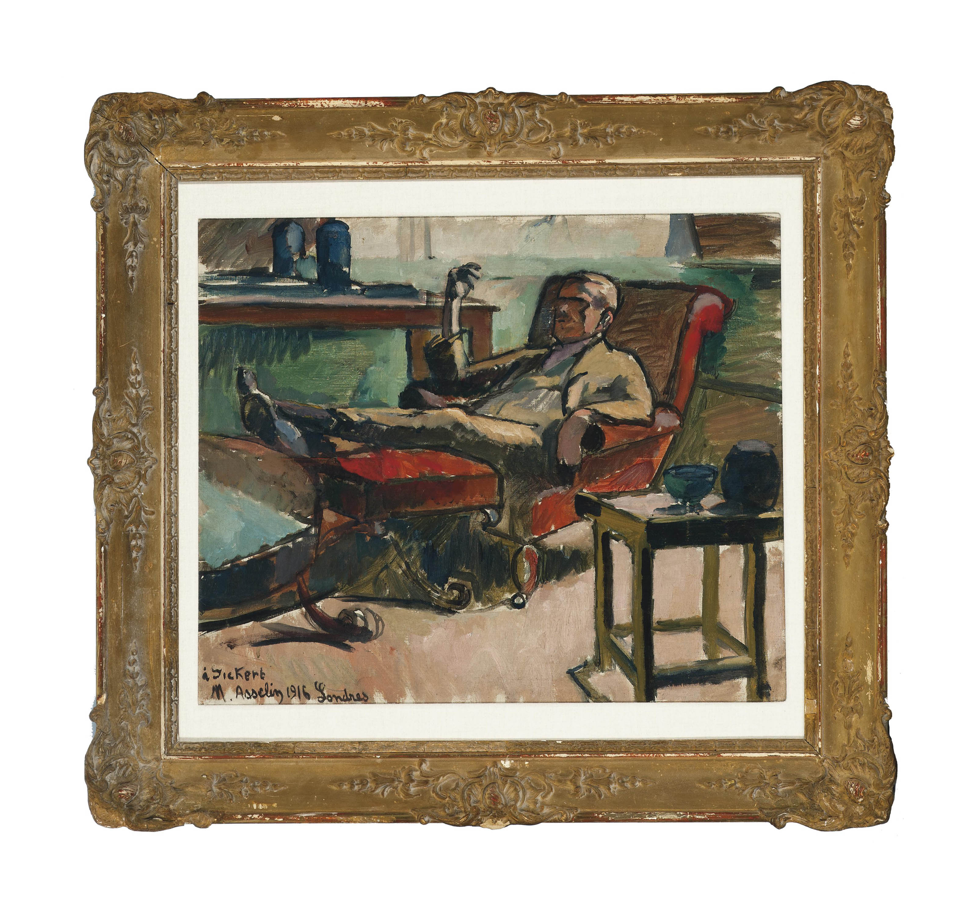 Maurice Asselin (French, 18821947) , London Interior (à Sickert