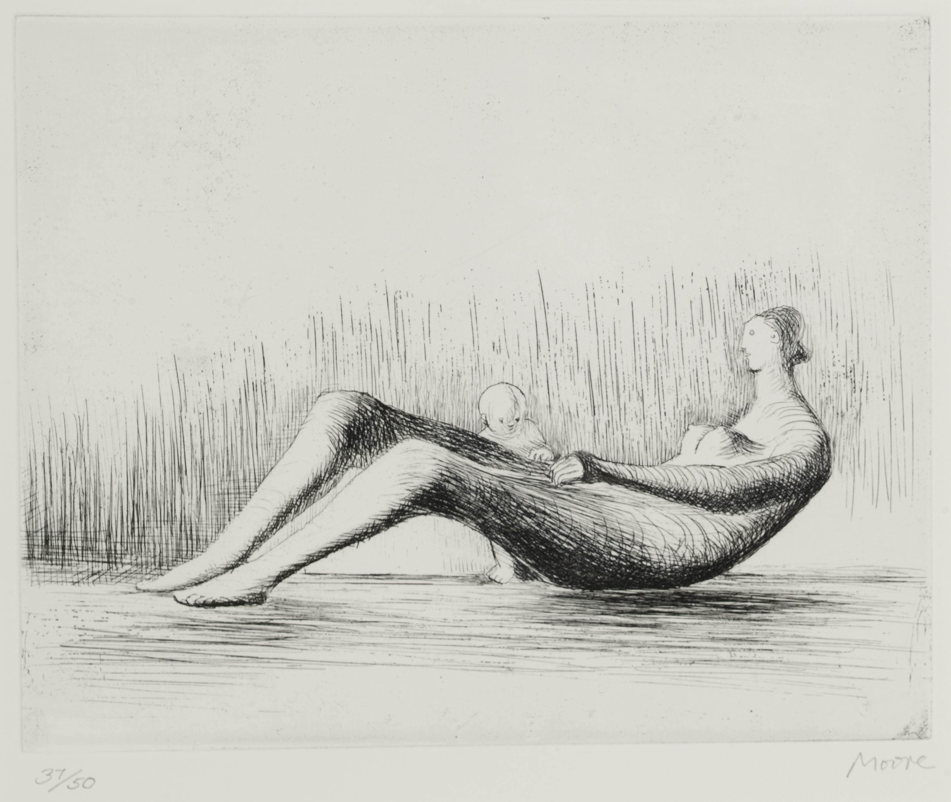 henry moore reclining woman