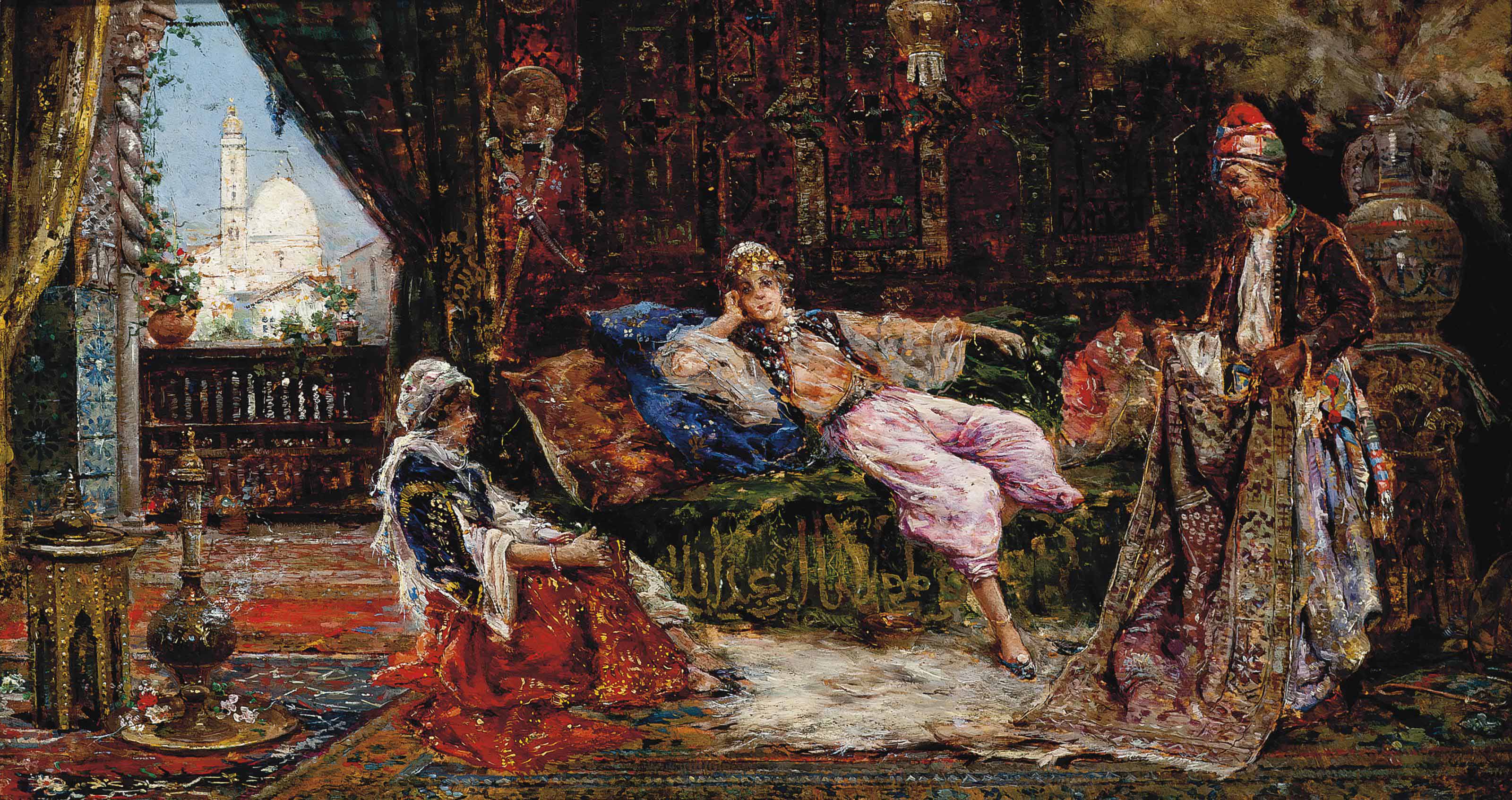 Antonio Maria Reyna De Manescau Spanish 1859 1937 The Carpet