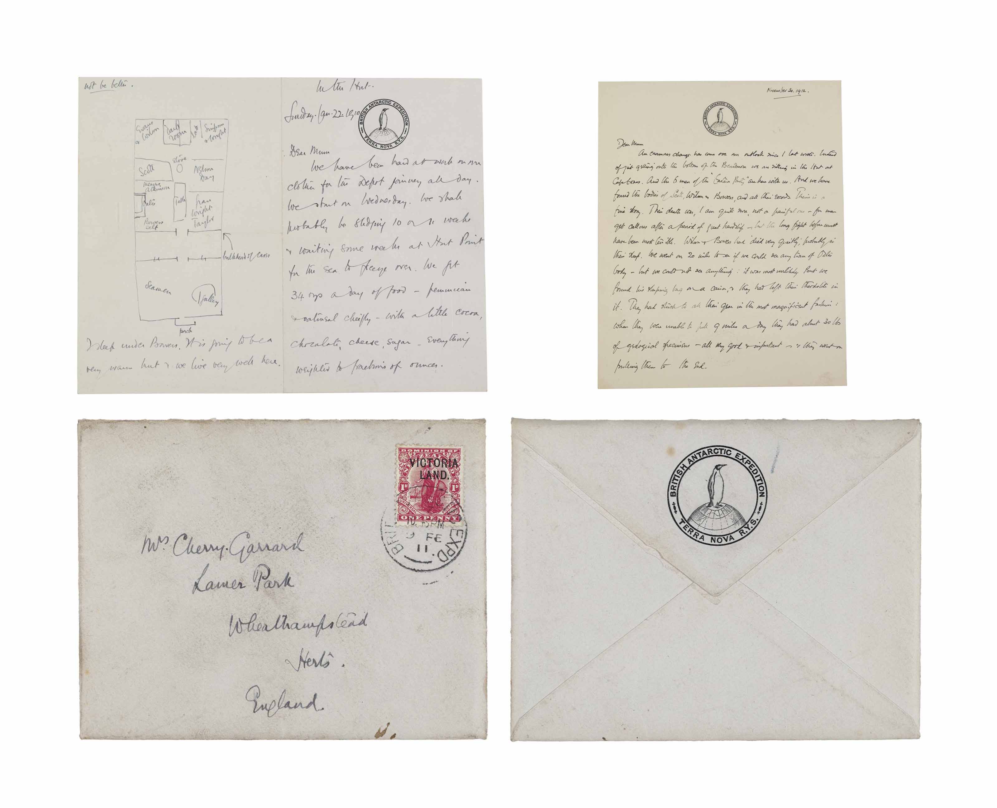 British Antarctic Expedition 1910 1913 Apsley George Benet Cherry Garrard 1886 1959 20th Century Books Manuscripts Christie S