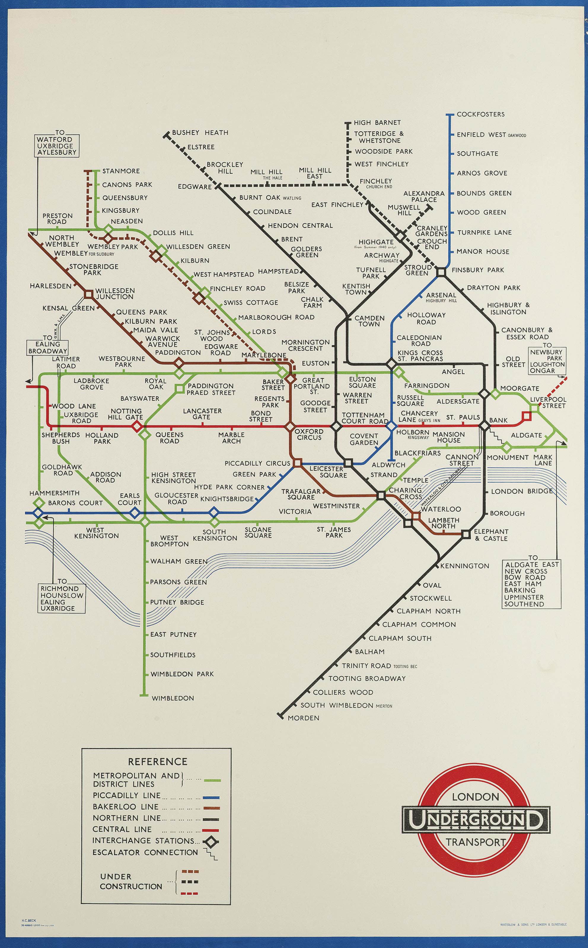 Harry Beck London Underground Map Harry Beck Teaching - vrogue.co