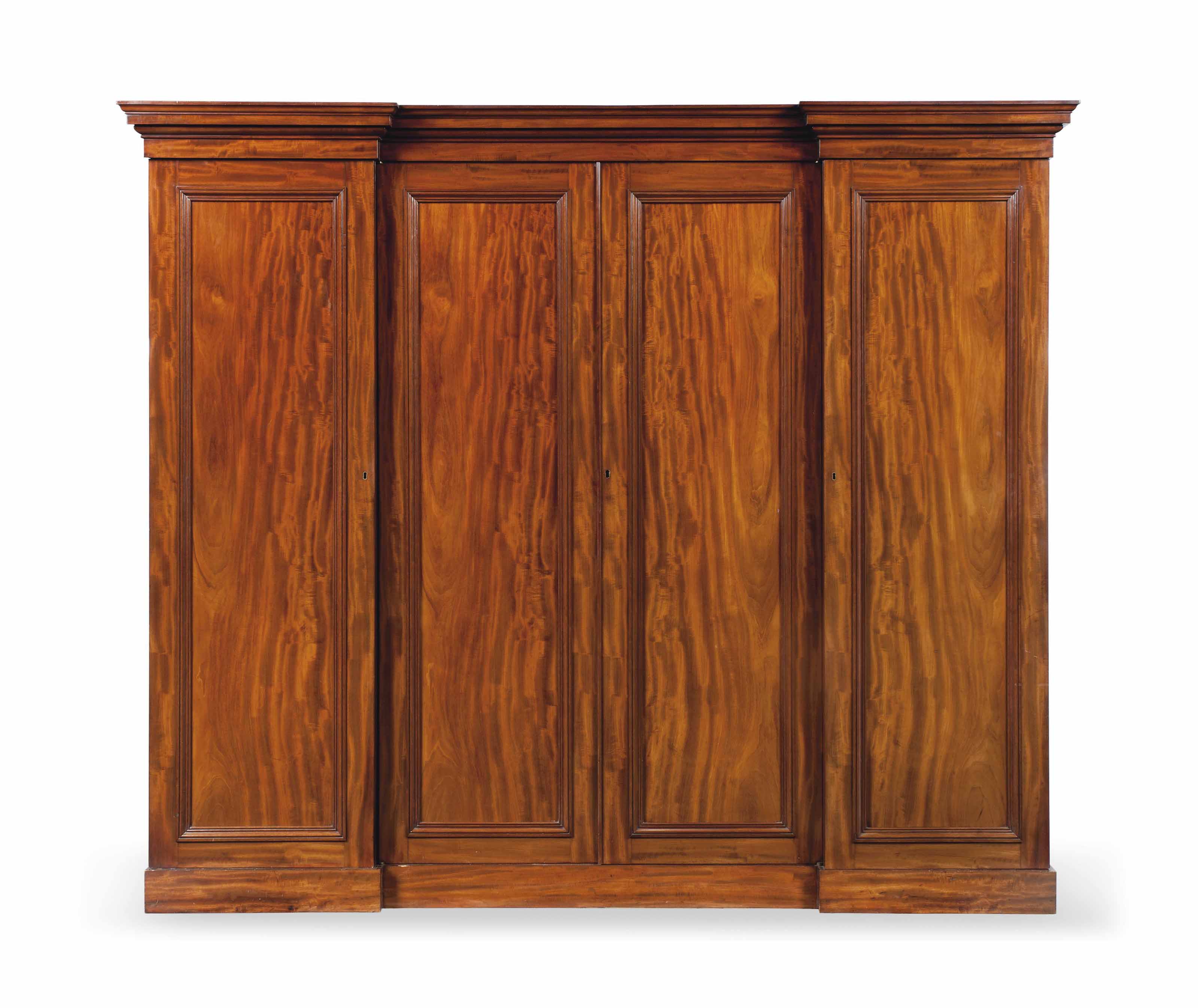 A George Iv Mahogany Wardrobe Possibly Scottish Early 19th