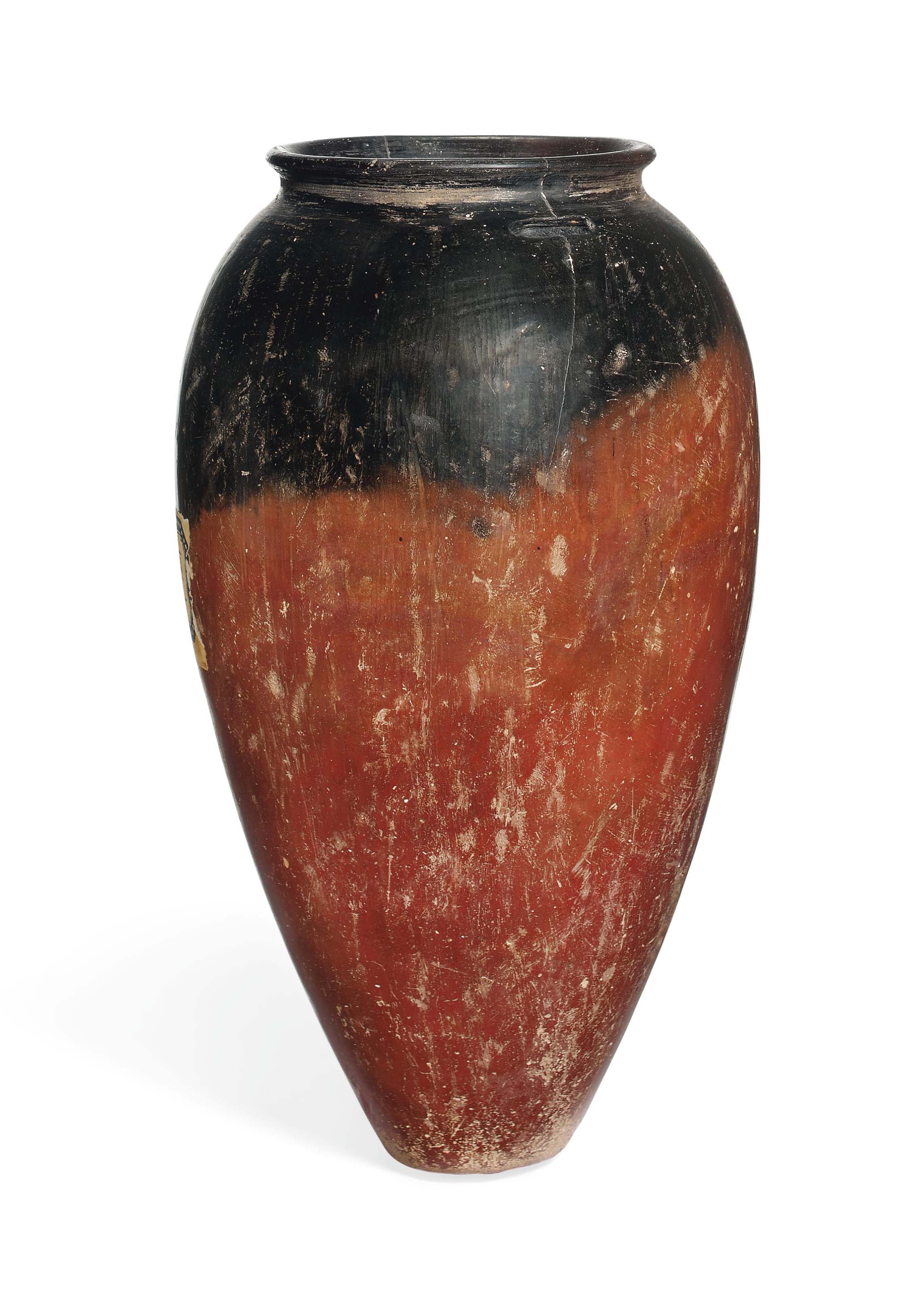 Image result for AN EGYPTIAN BLACK-TOPPED REDWARE JAR PREDYNASTIC, NAQADA I, CIRCA 4000-3600 B.C.