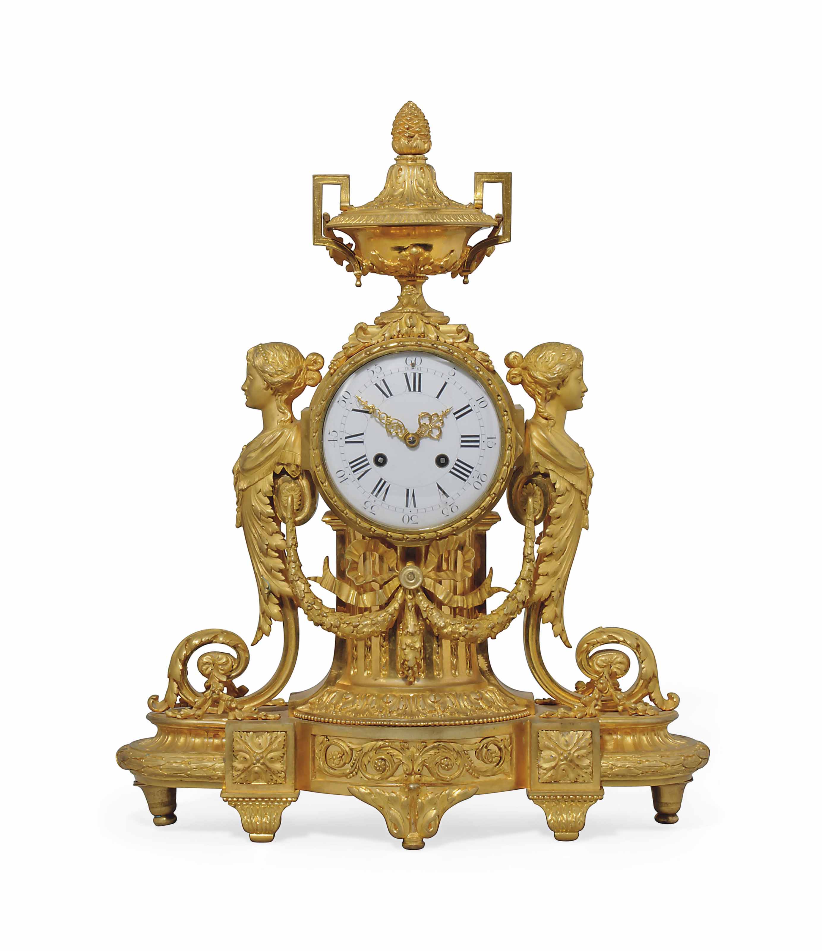 A FRENCH GILT BRONZE MANTEL CLOCK , CIRCA 1880 Christie's
