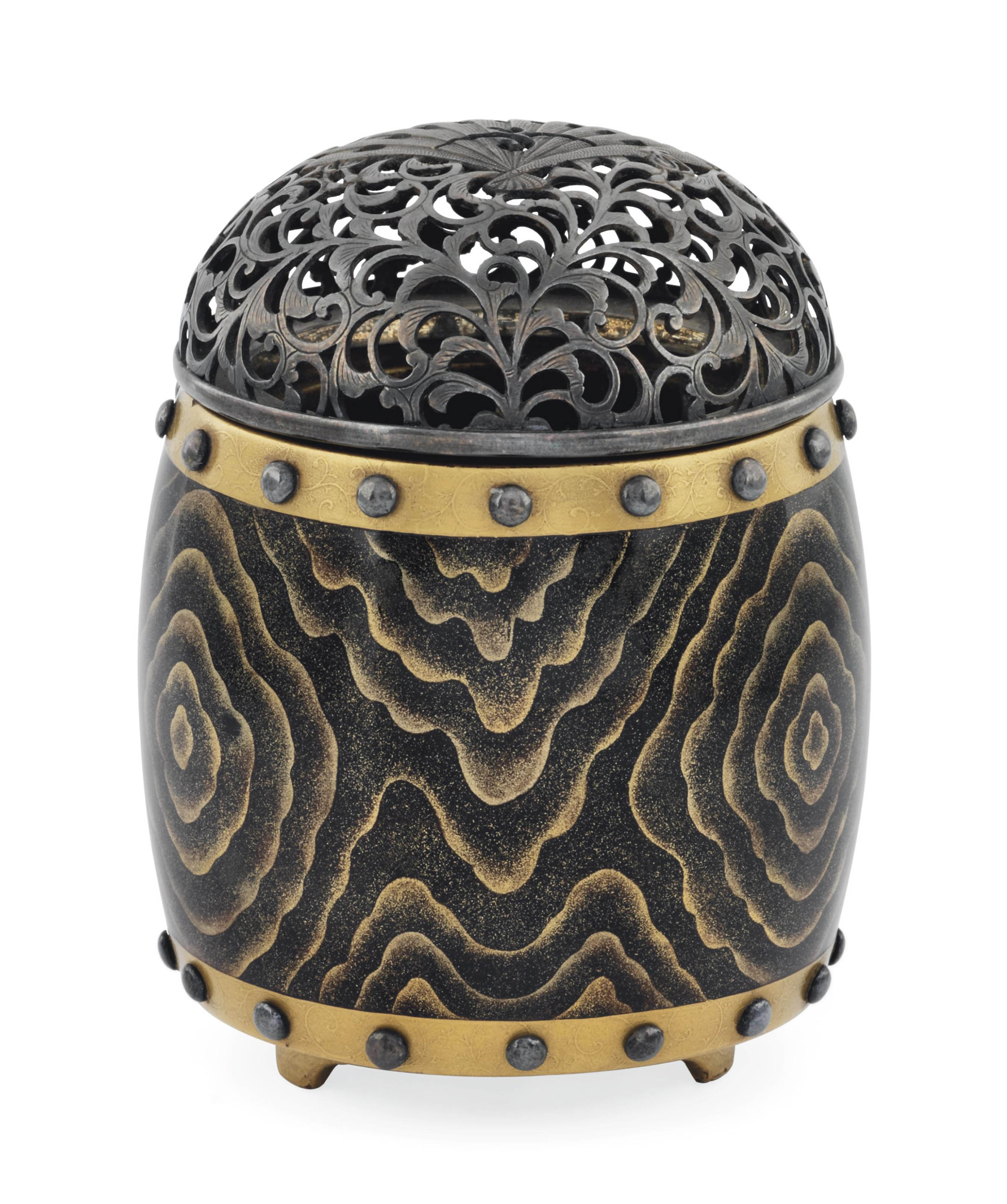 A Lacquer Koro [Incense Burner] , EDO PERIOD (19TH CENTURY) Christie's