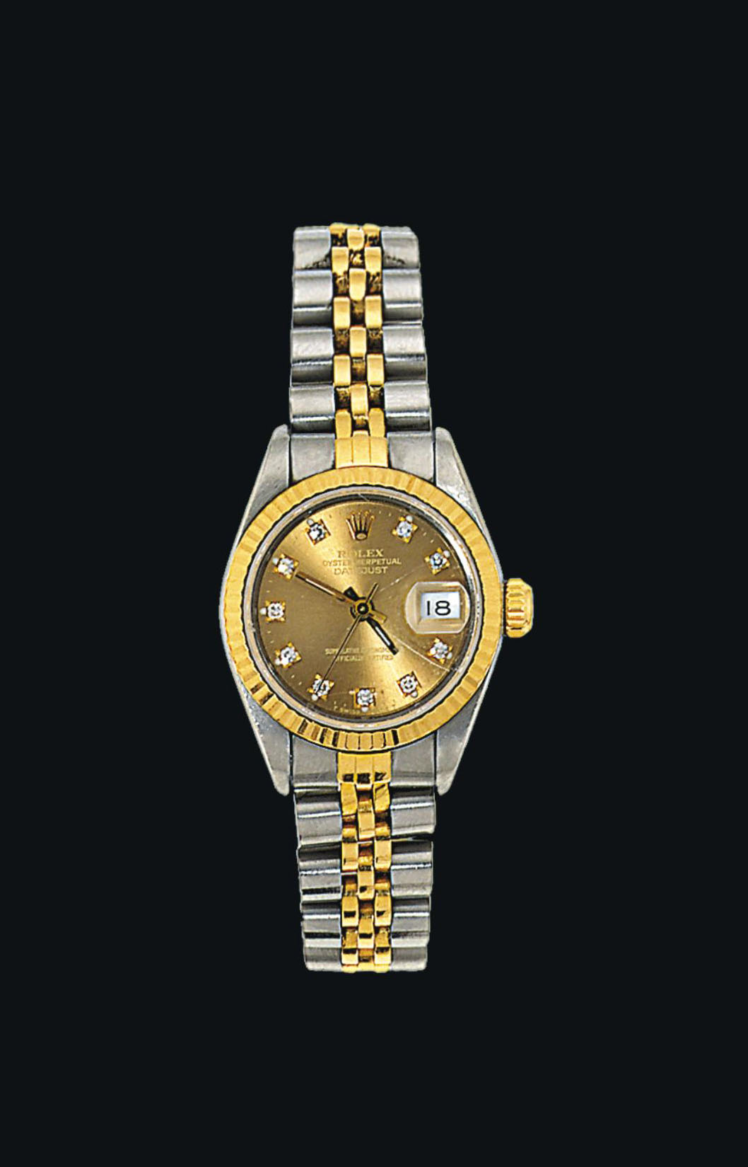 A lady's bi-colour automatic oyster perpetual datejust ...