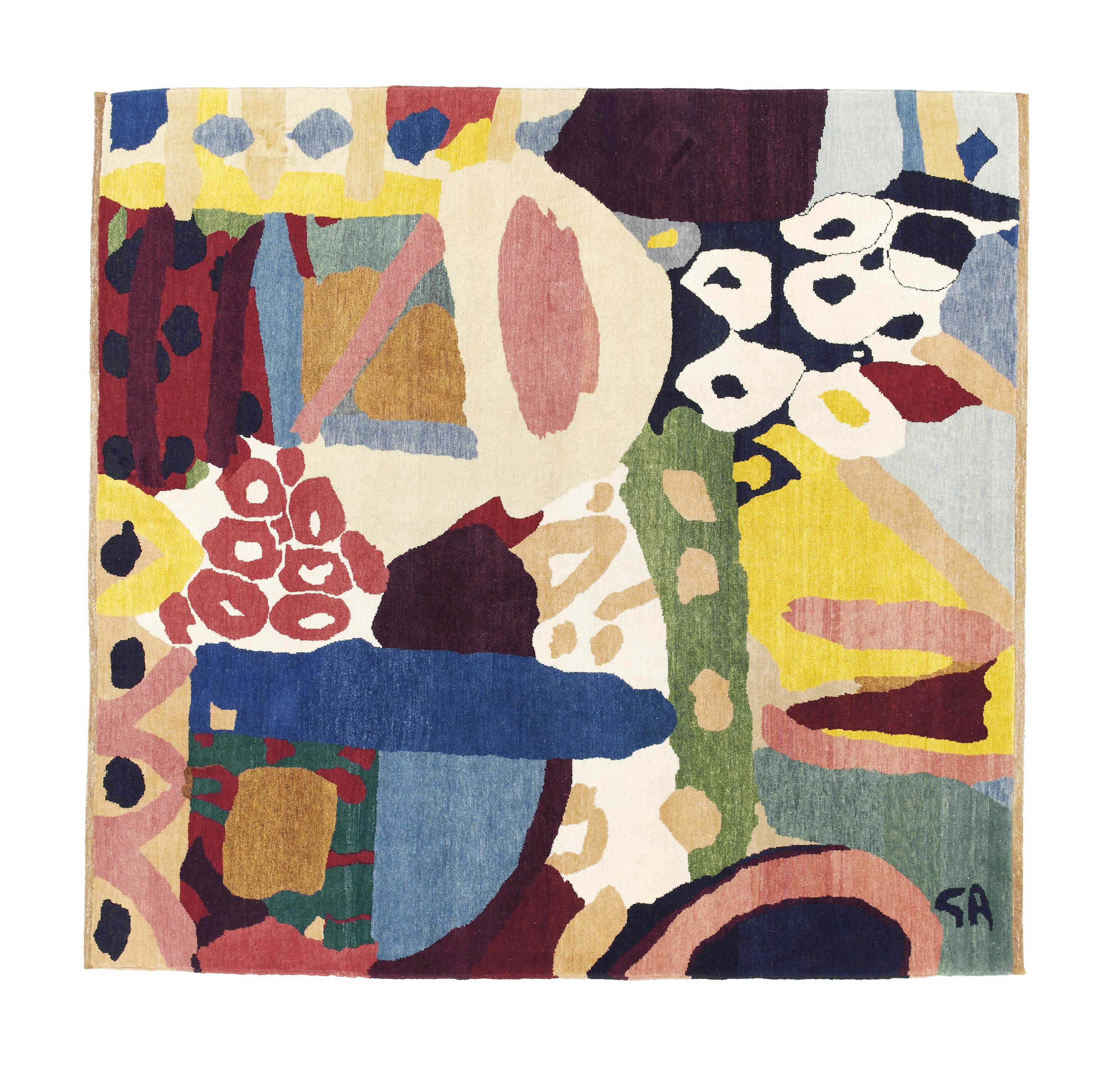 A CHRISTOPHER FARR WOOL RUG