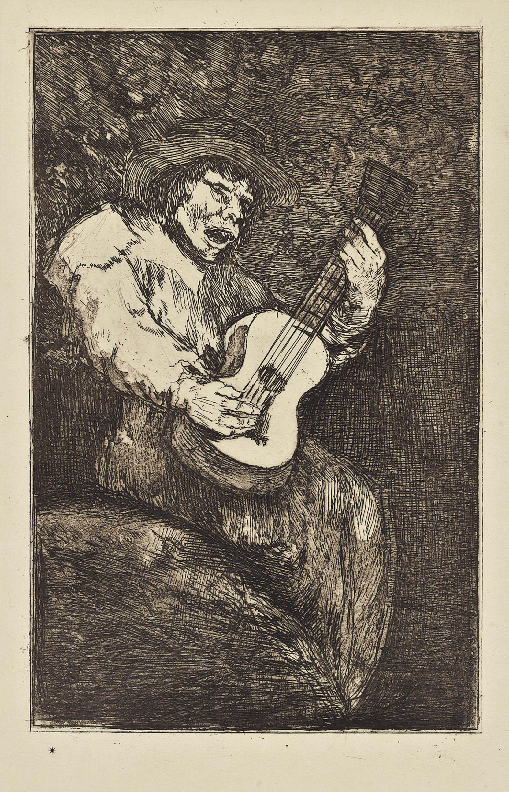 El Cantor Ciego ('The Blind Singer') (Delteil 30; Harris 35) 
